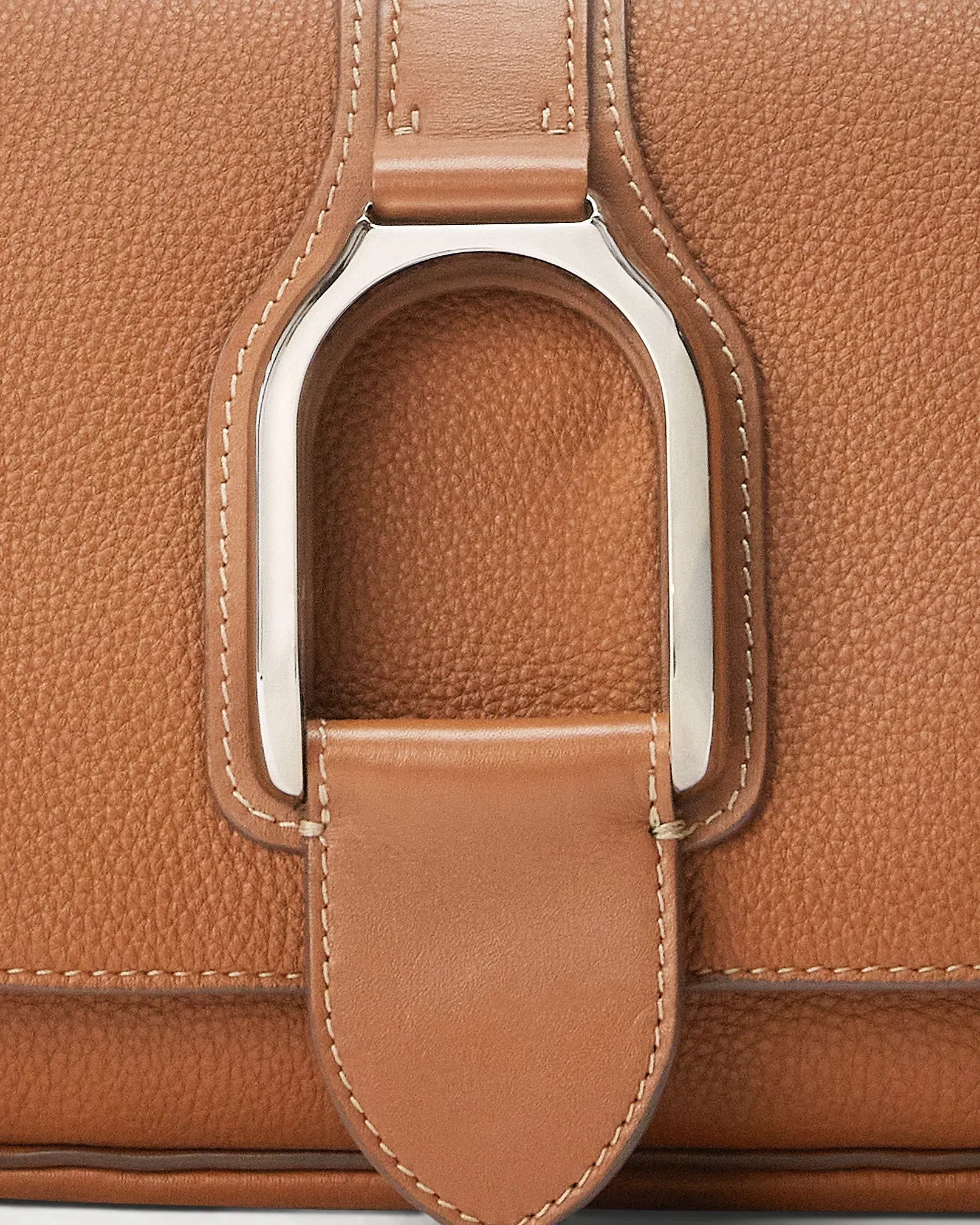 Ralph Lauren Welington Calfskin Shoulder Bag