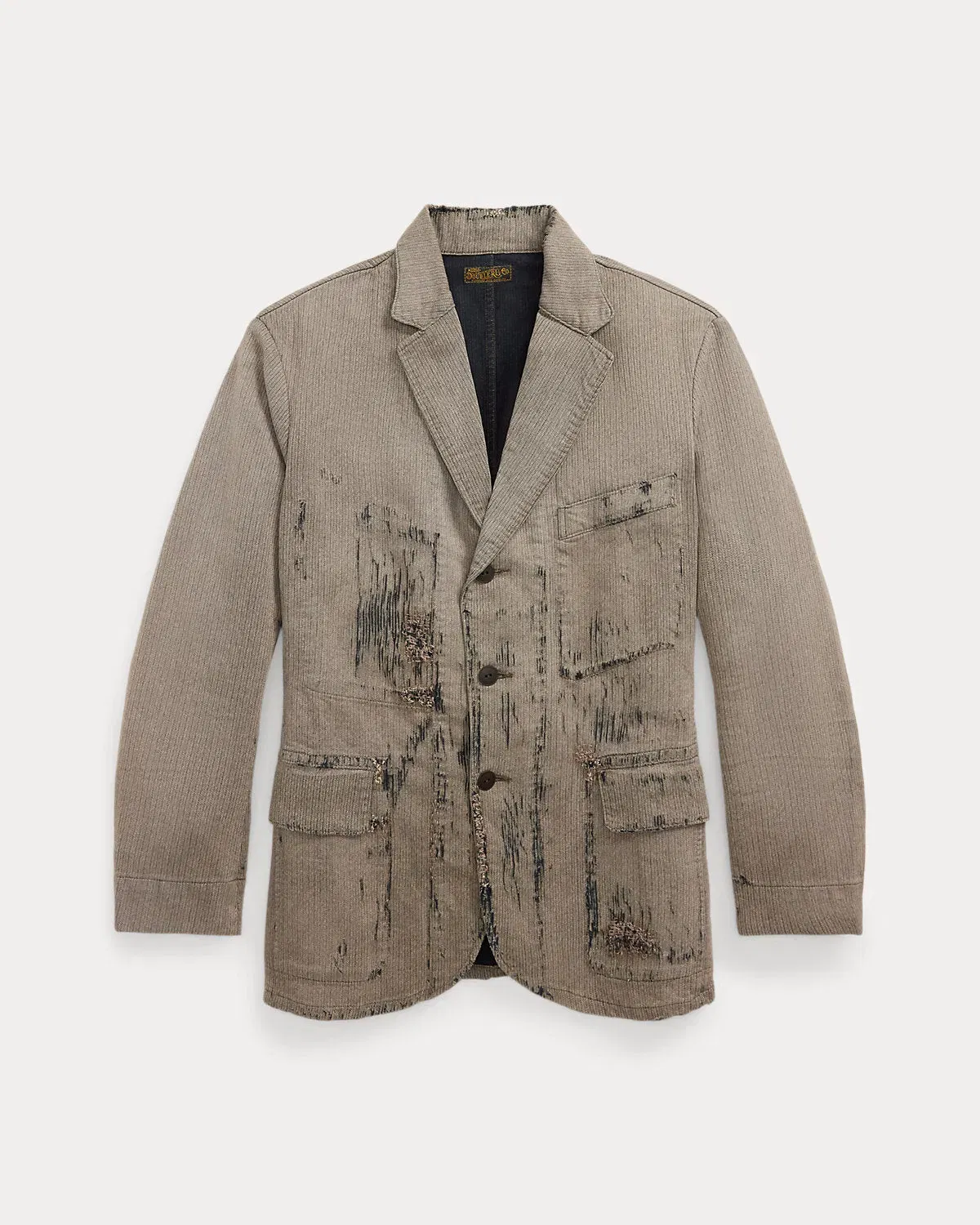 Ralph Lauren Unconstructed Repaired Jaspé Sport Coat