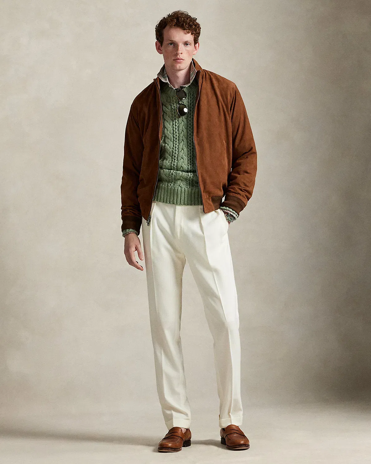 Ralph Lauren The Charleton Suede Jacket