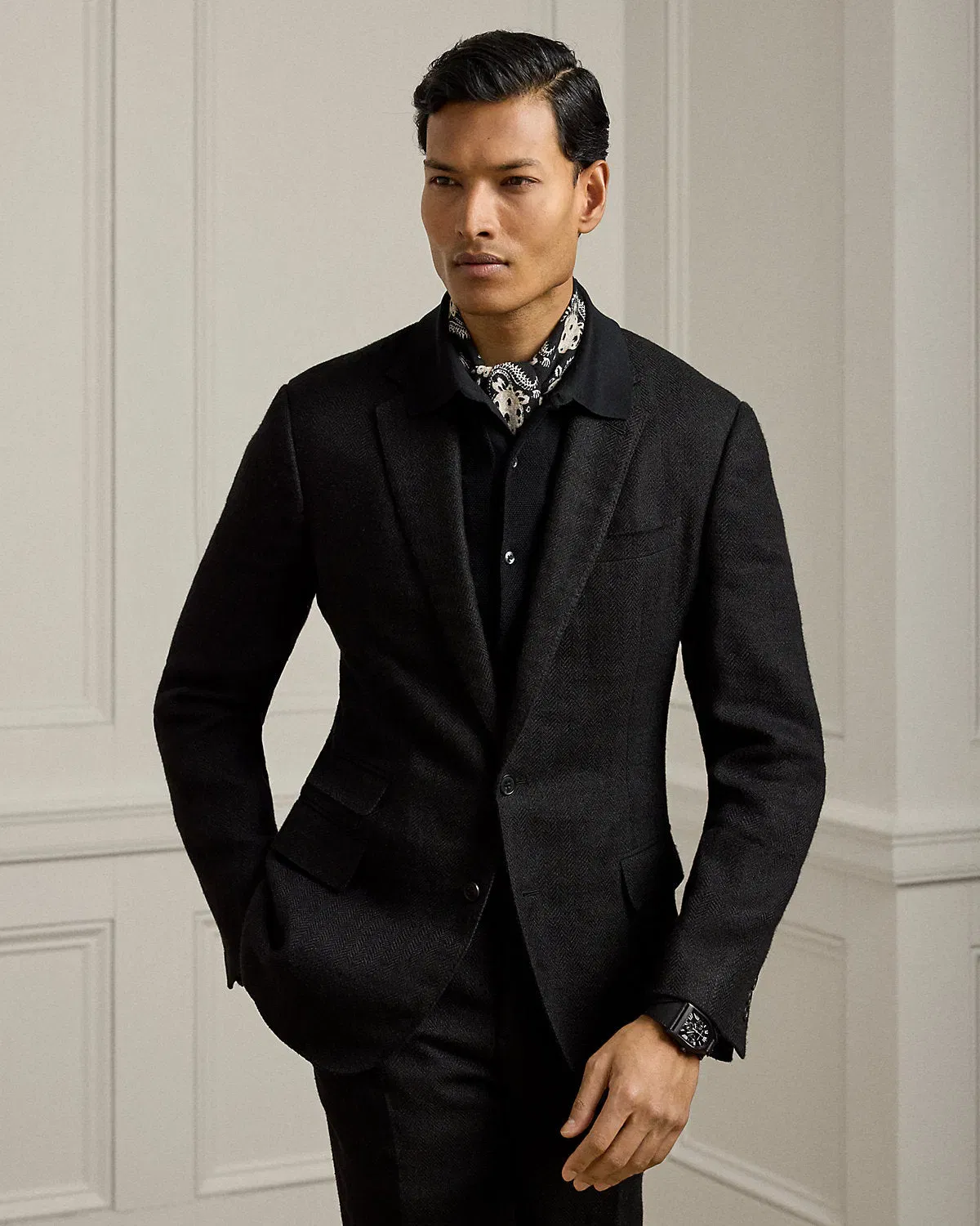 Ralph Lauren Kent HandTailored Herringbone Jacket