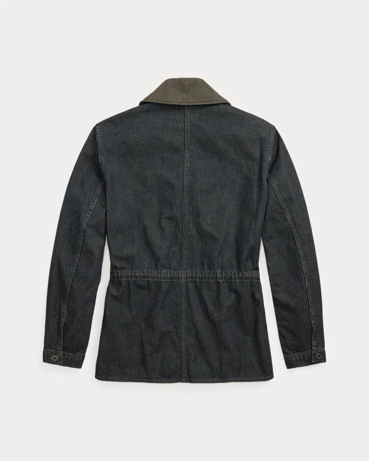 Ralph Lauren Indigo CottonLinen Denim Field Coat