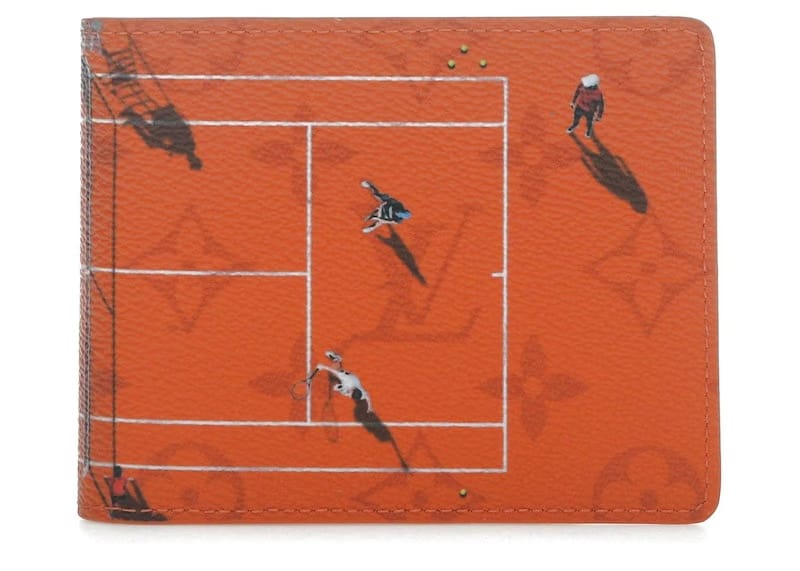 Louis Vuitton Tennis Slender Wallet Brick Red