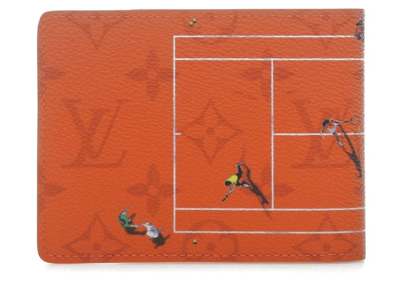 Louis Vuitton Tennis Slender Wallet Brick Red