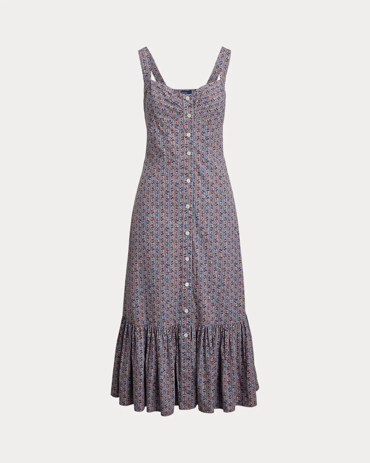Ralph Lauren Floral Cotton Buttoned Dress