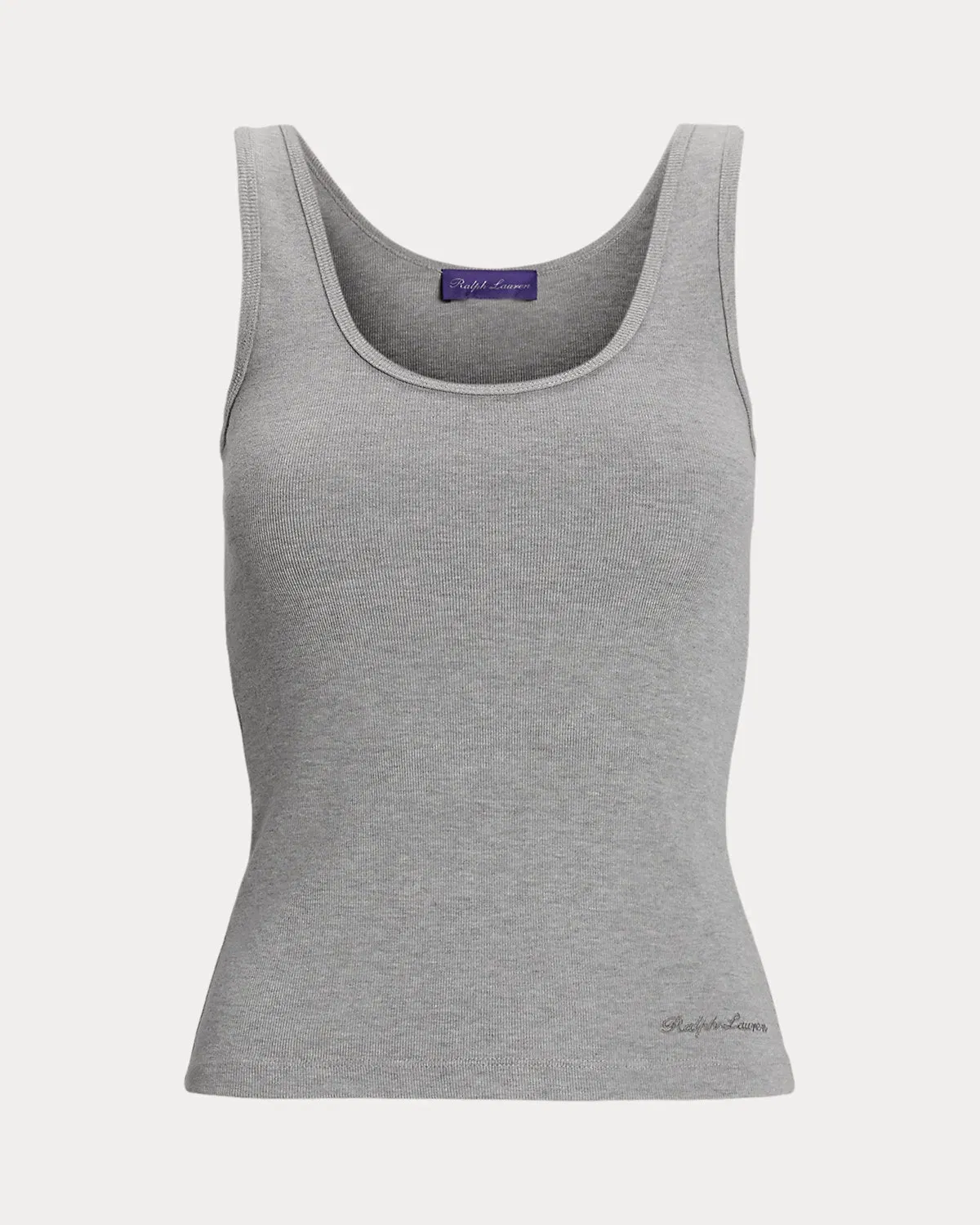 Ralph Lauren Ellis RibKnit CottonBlend Tank Top