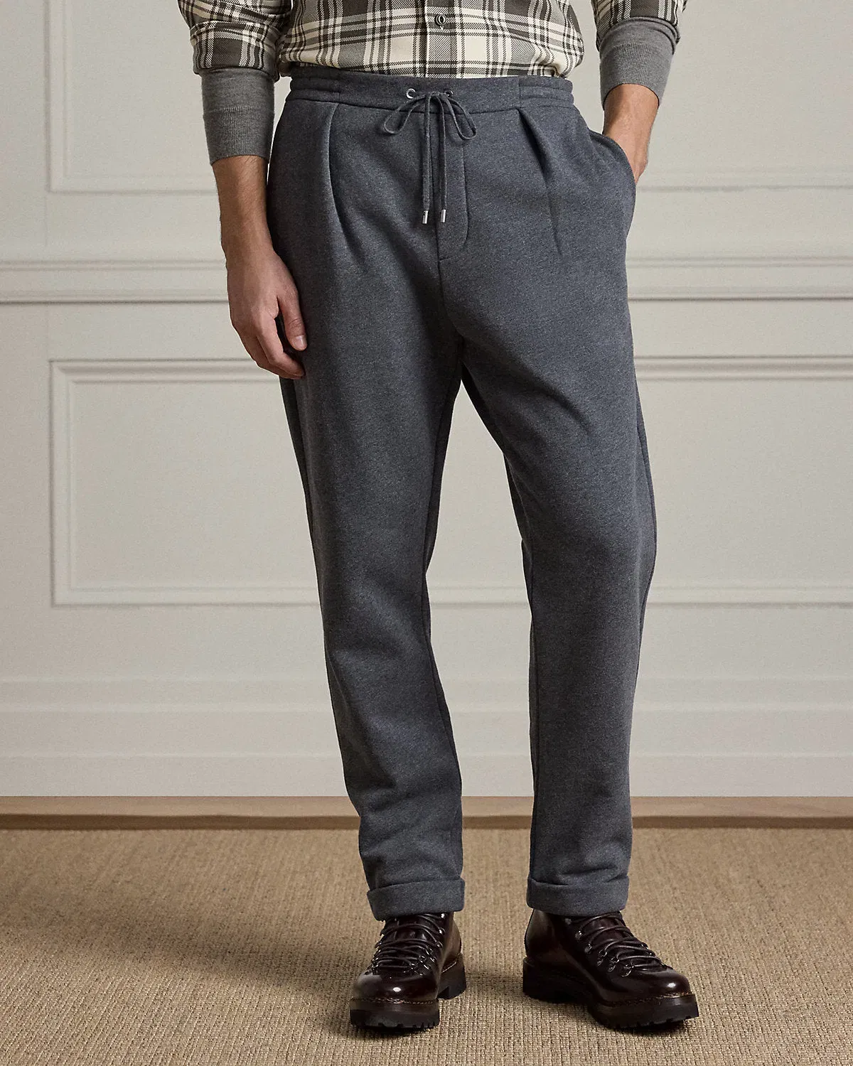 Ralph Lauren CottonCashmere Fleece Drawstring Pant