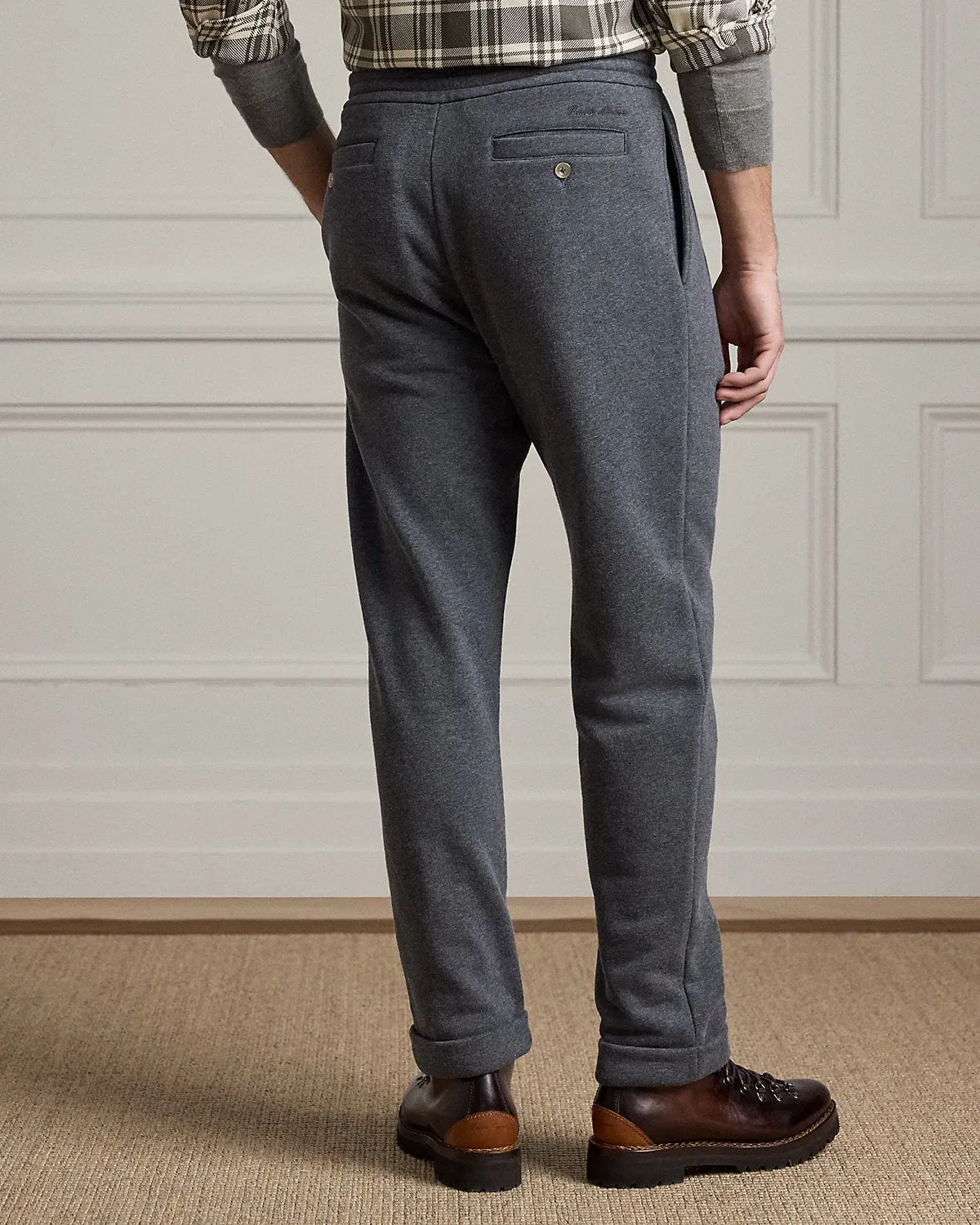 Ralph Lauren CottonCashmere Fleece Drawstring Pant
