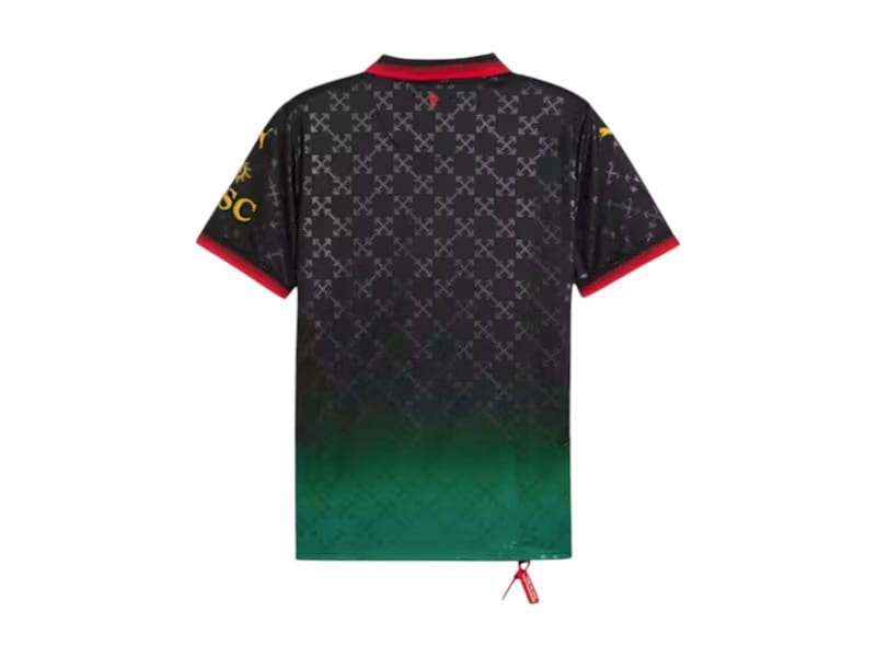 OFF-WHITE x Puma AC Milan Replica Jersey Black