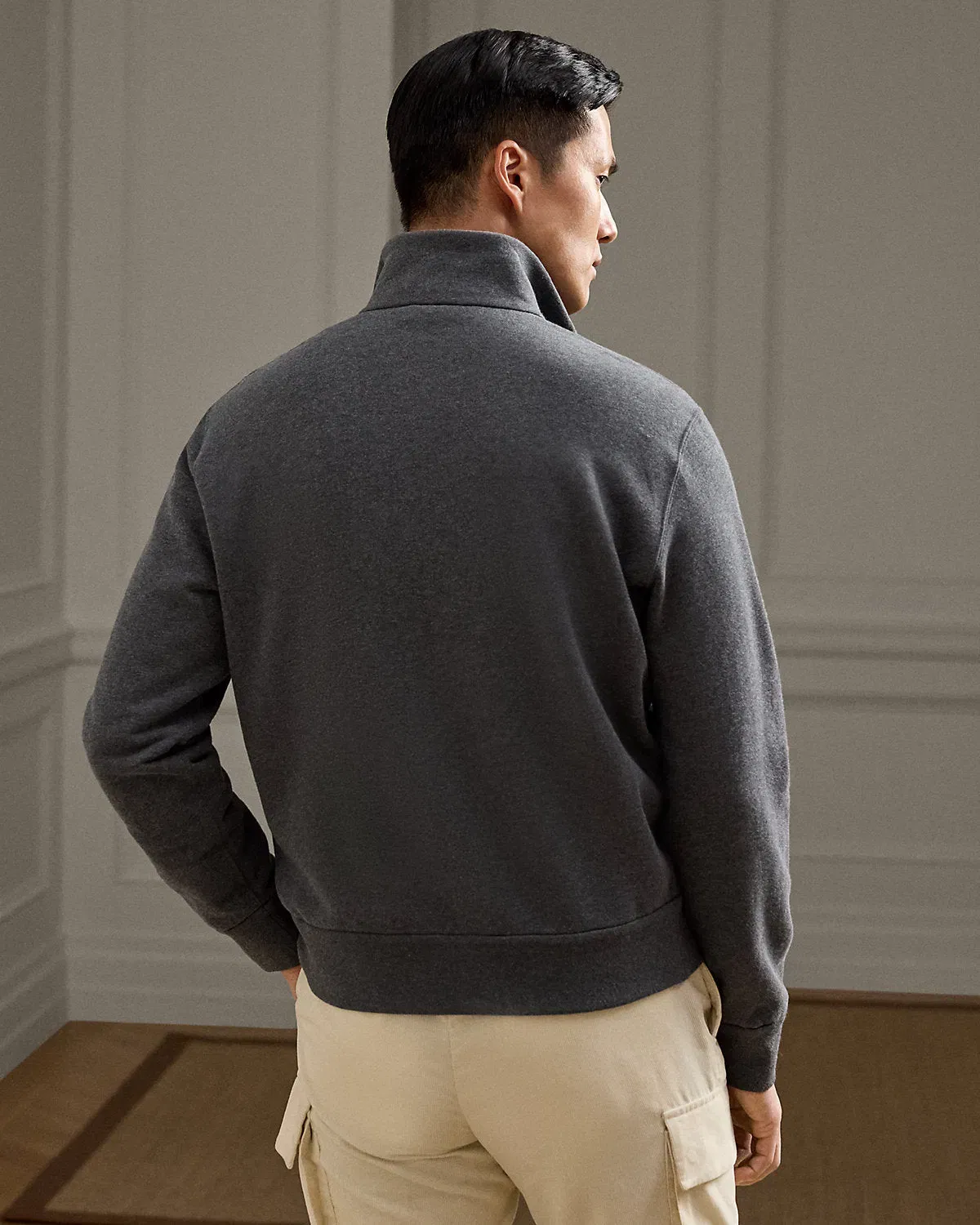 Ralph Lauren CottonCashmere Fleece Track Jacket