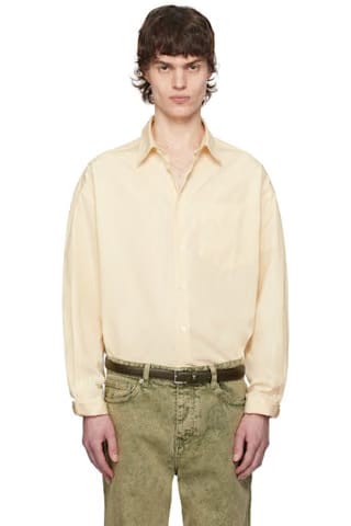 White Cotton Boxy Embroidered Ami De Coeur
