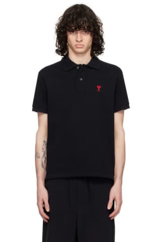 Blue Cotton Long Sleeves Ami De Coeur Polo