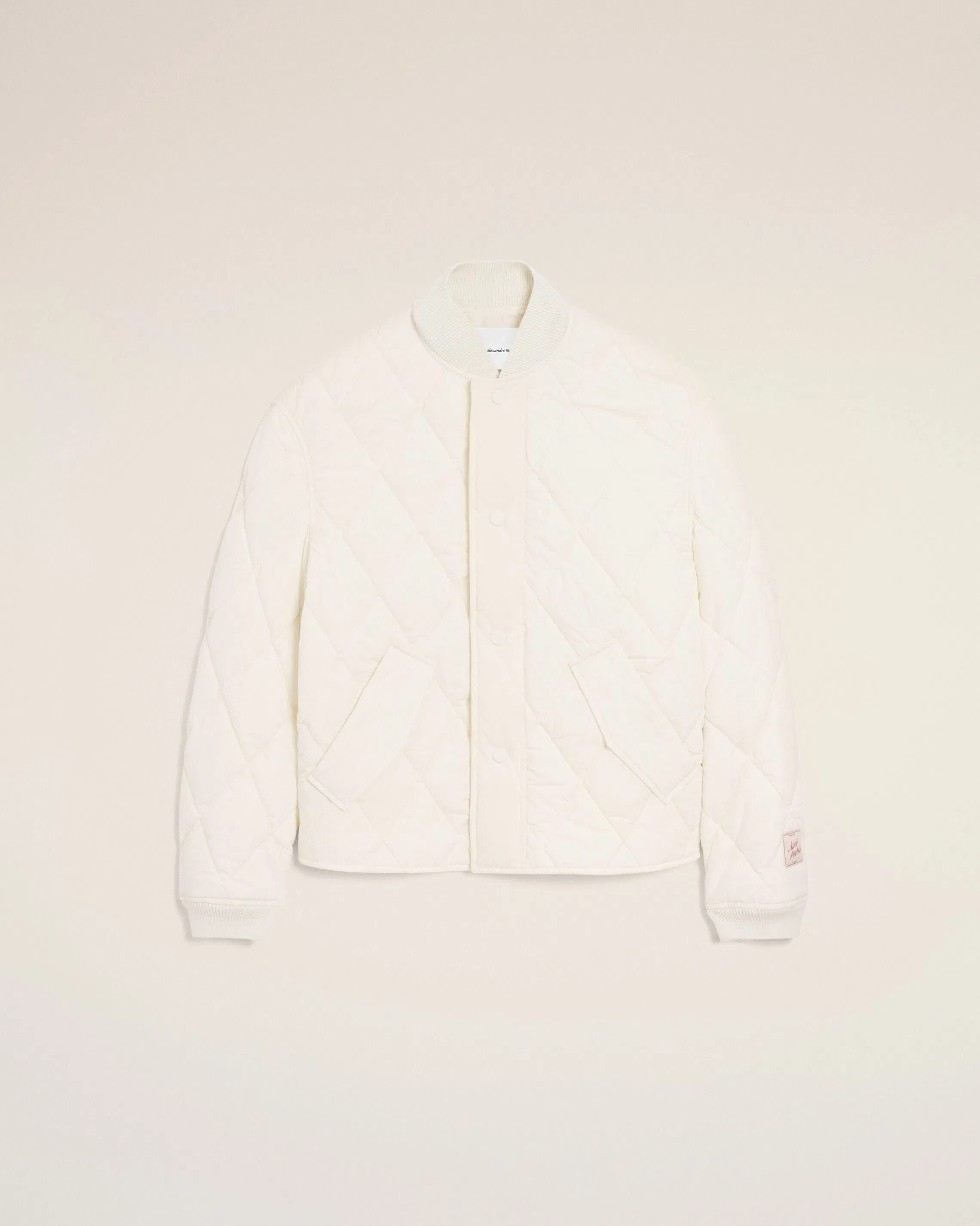 AmiParis White Nylon Padded Jacket