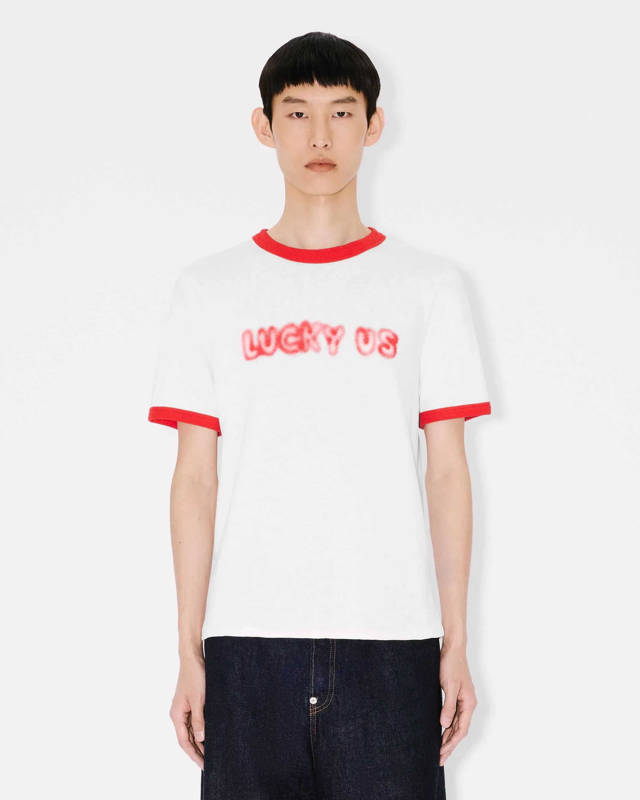 Kenzo Words Slim T-Shirt In Cotton