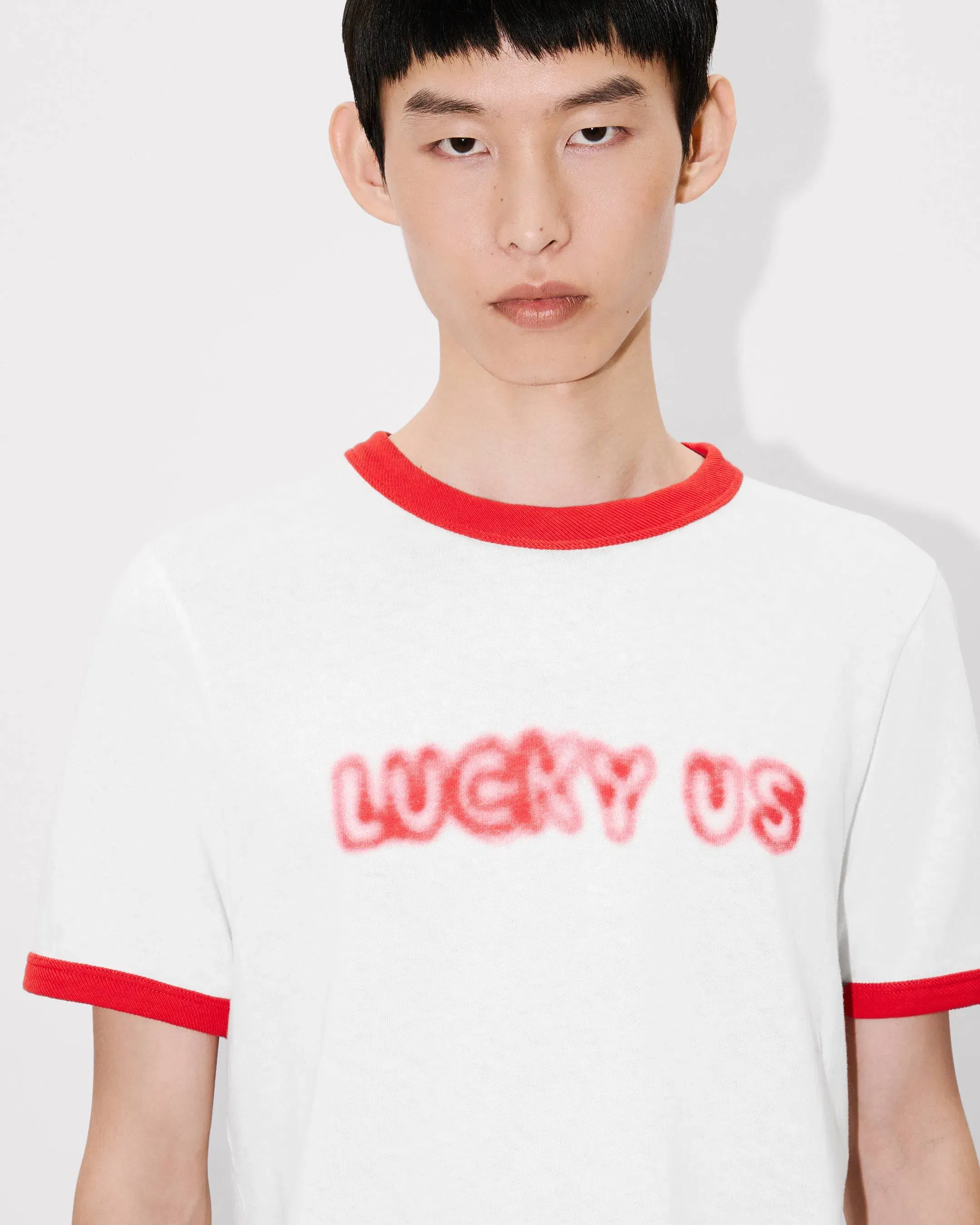 Kenzo Words Slim T-Shirt In Cotton