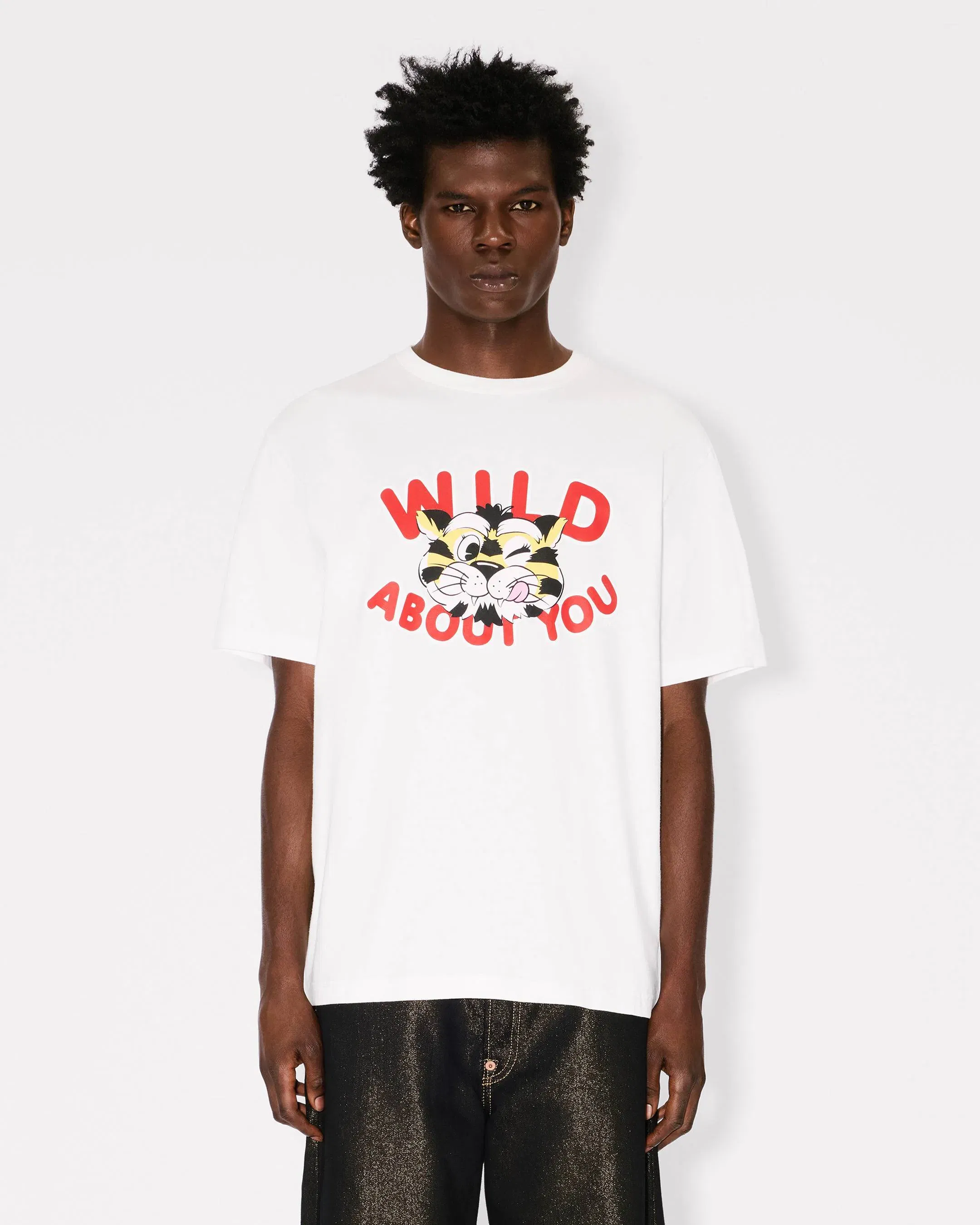 Kenzo Wild Tiger T-Shirt In Cotton
