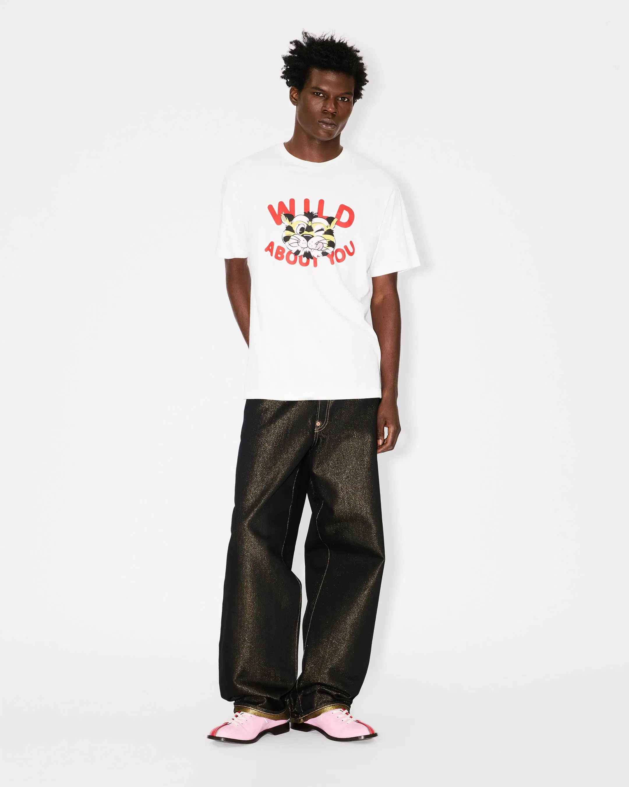 Kenzo Wild Tiger T-Shirt In Cotton