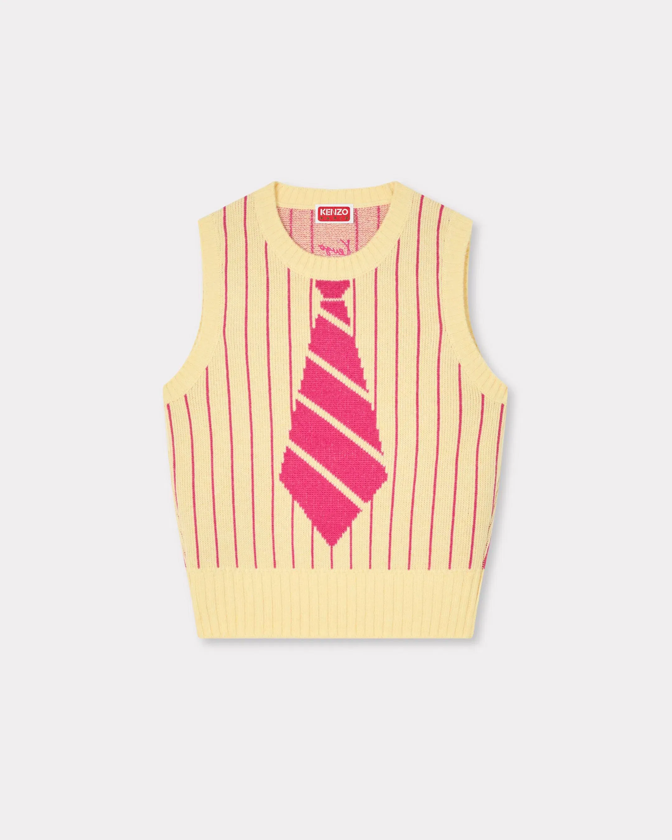 Kenzo Trompe Lil Vest In Wool Cotton Women's