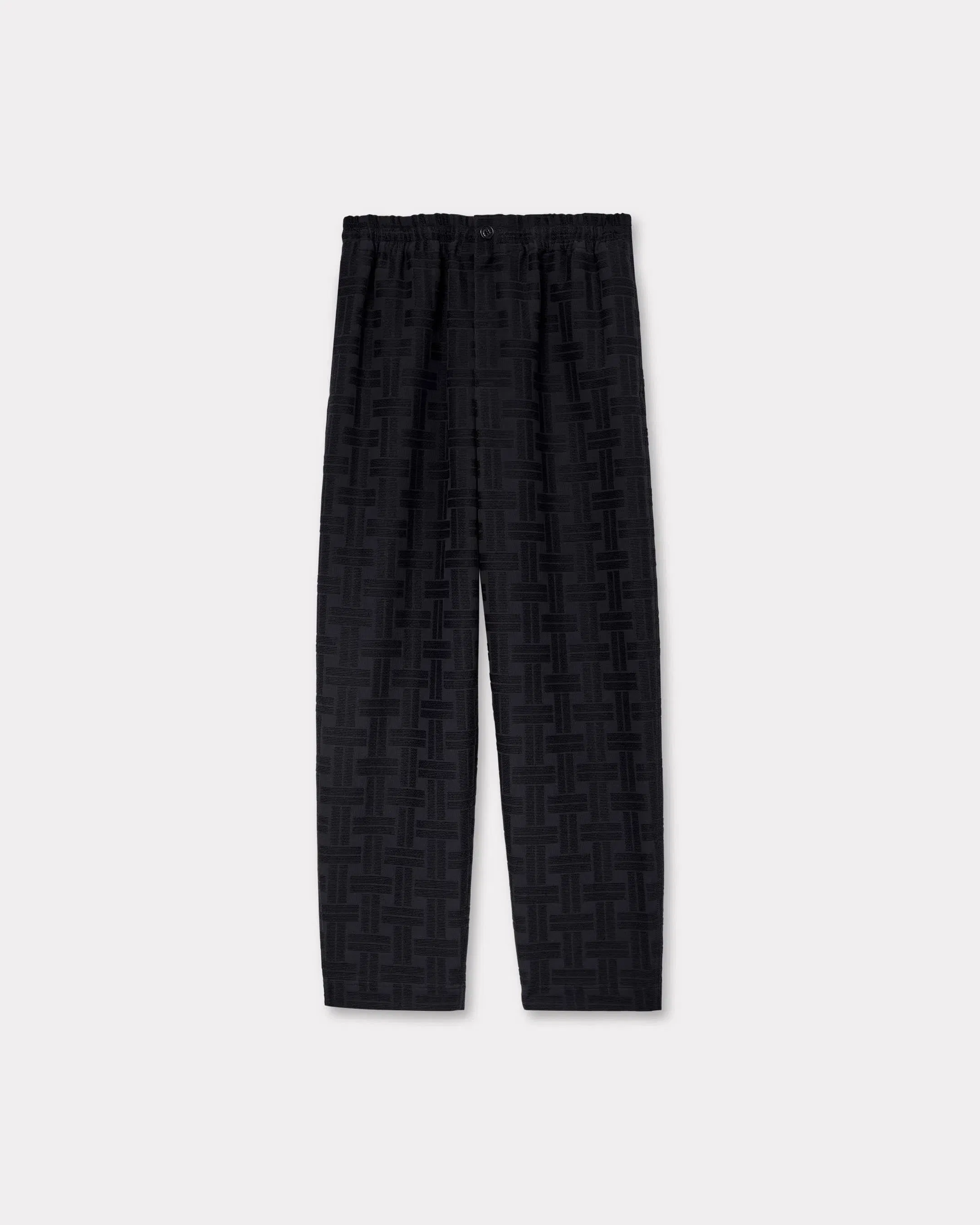 Kenzo Weave Jogpants In Cotton Jacquard