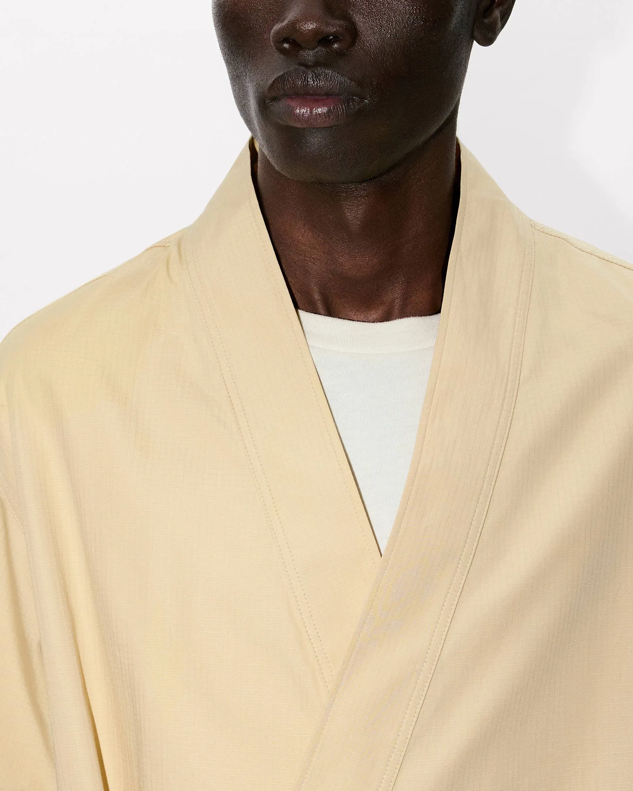 Kenzo Kimono Shirt In Cotton Ripstop