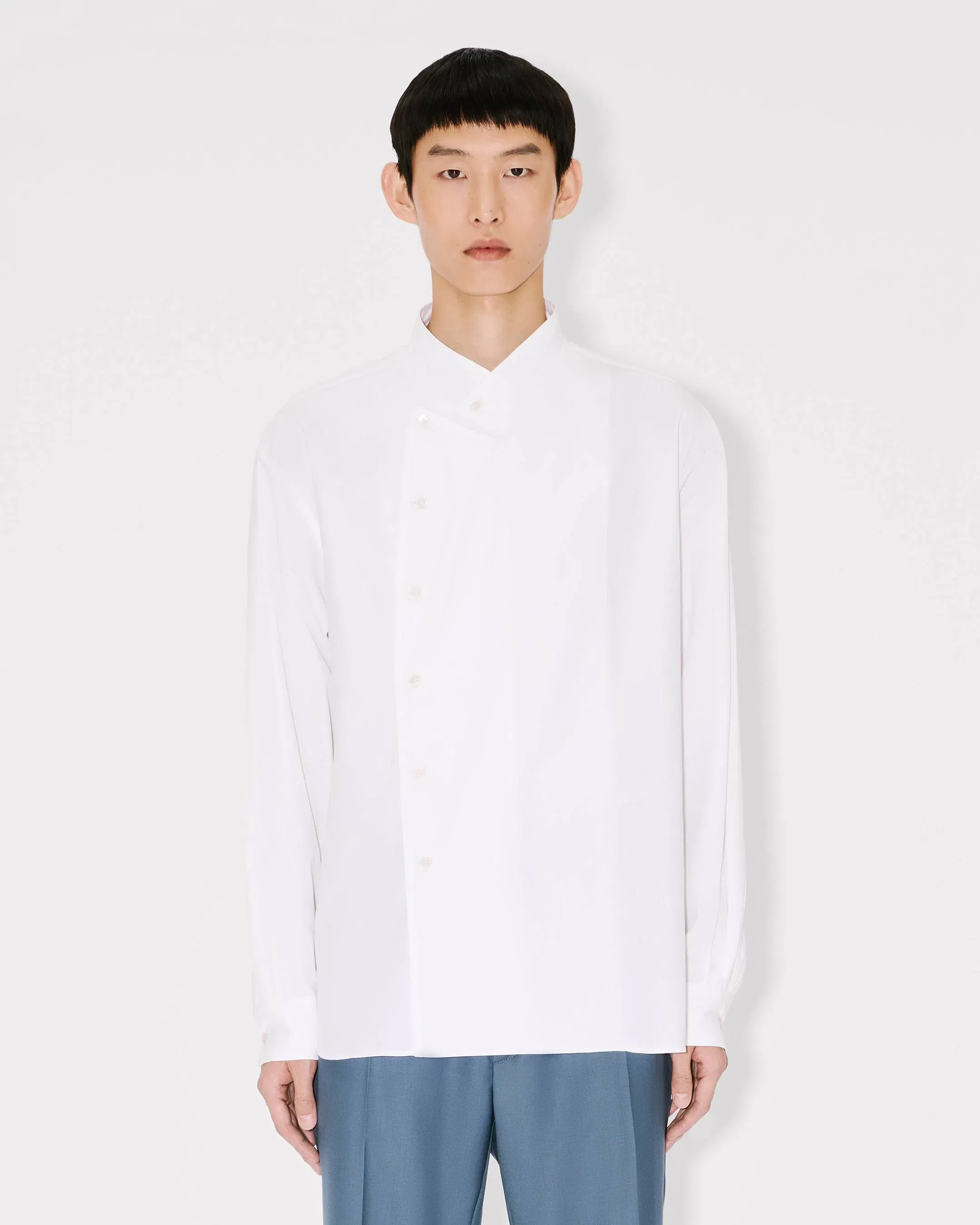 Kenzo Double Breasted Shirt In Cotton