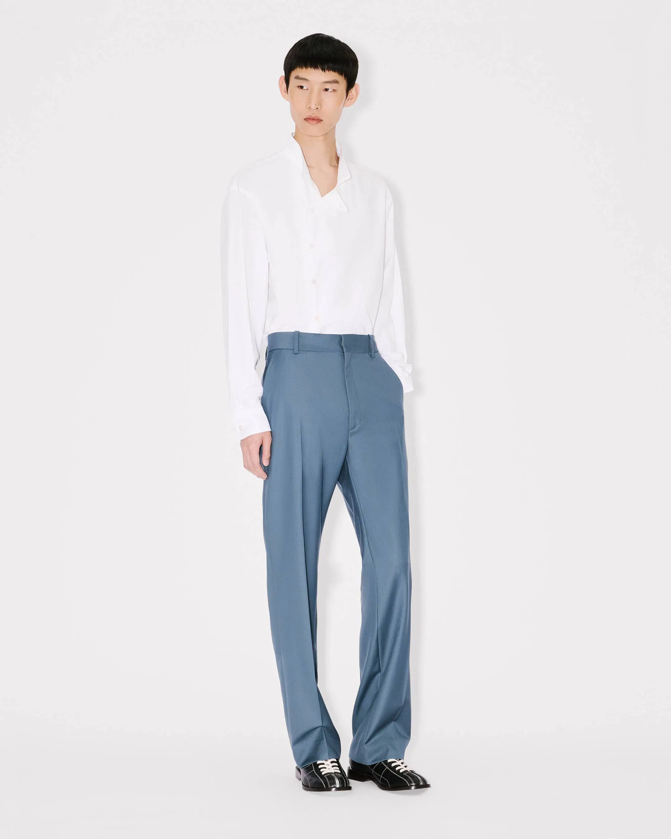 Kenzo Double Breasted Shirt In Cotton