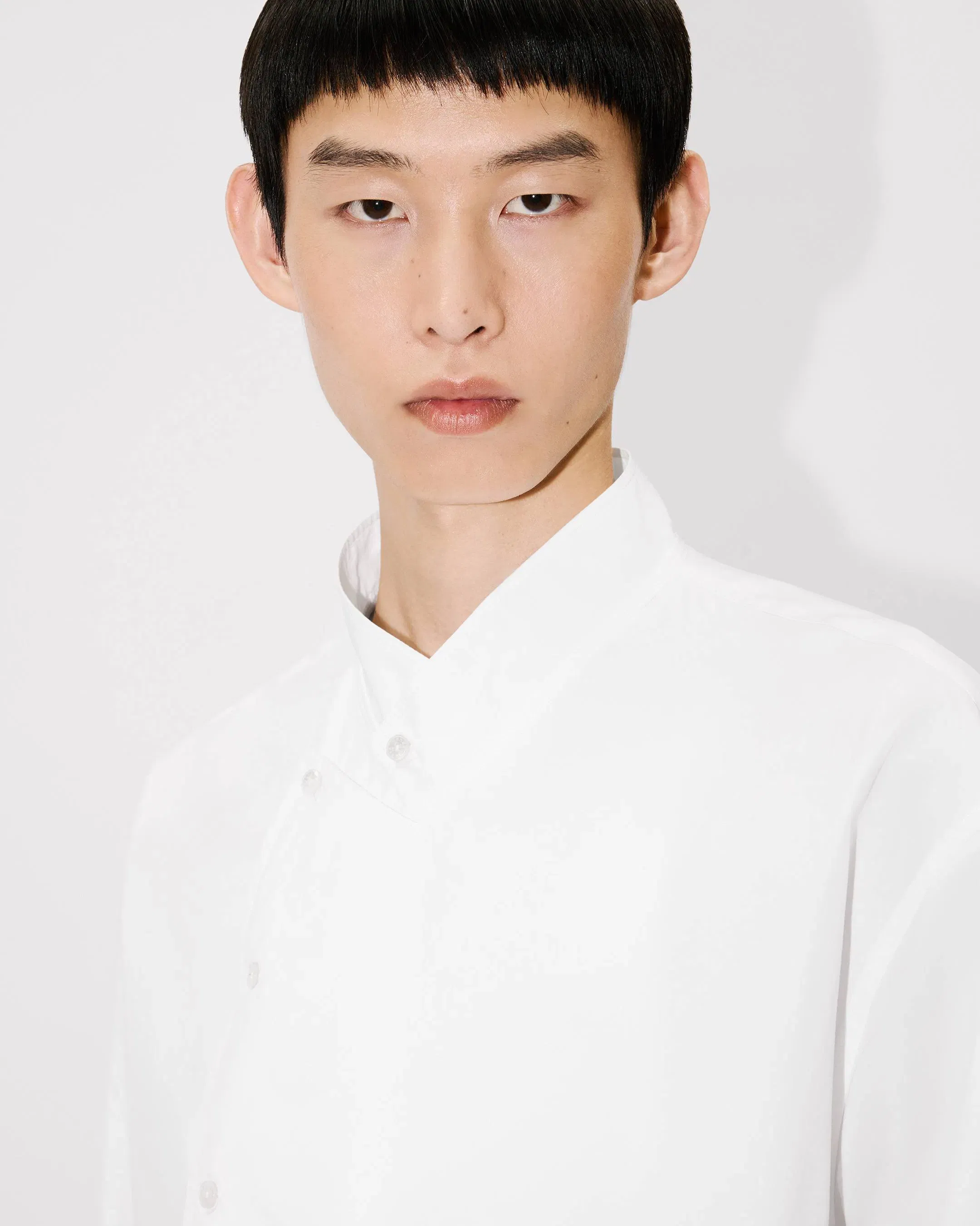 Kenzo Double Breasted Shirt In Cotton