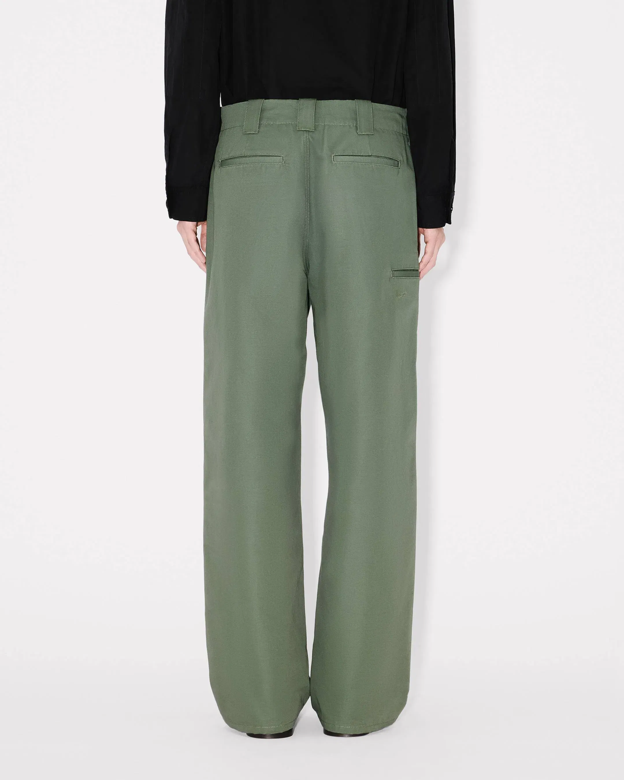 Kenzo Double Knee Chino In Cotton