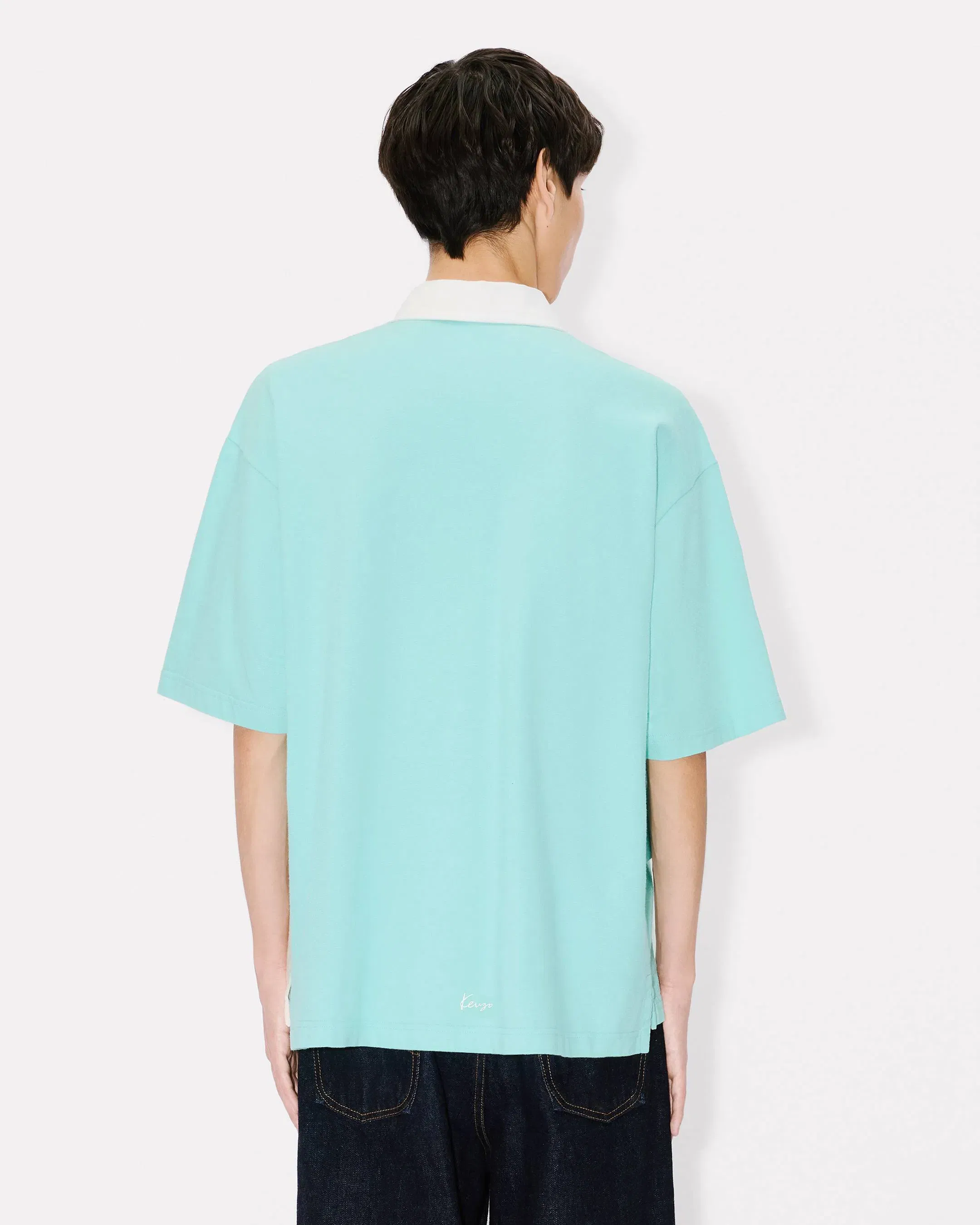 Kenzo Cartoon Relax Polo In Heavy Cotton