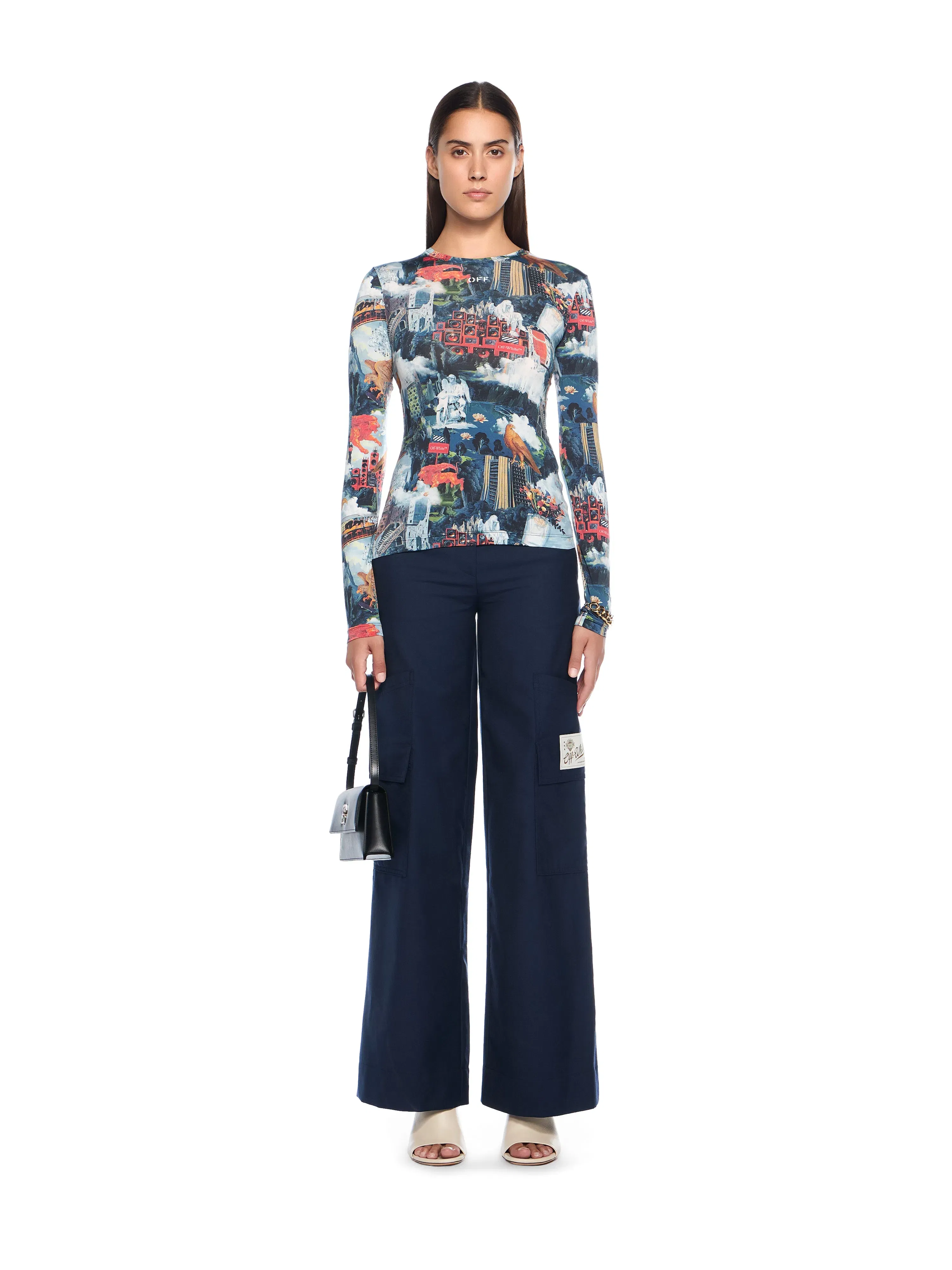 Off-White World Paint Second Skin Crew