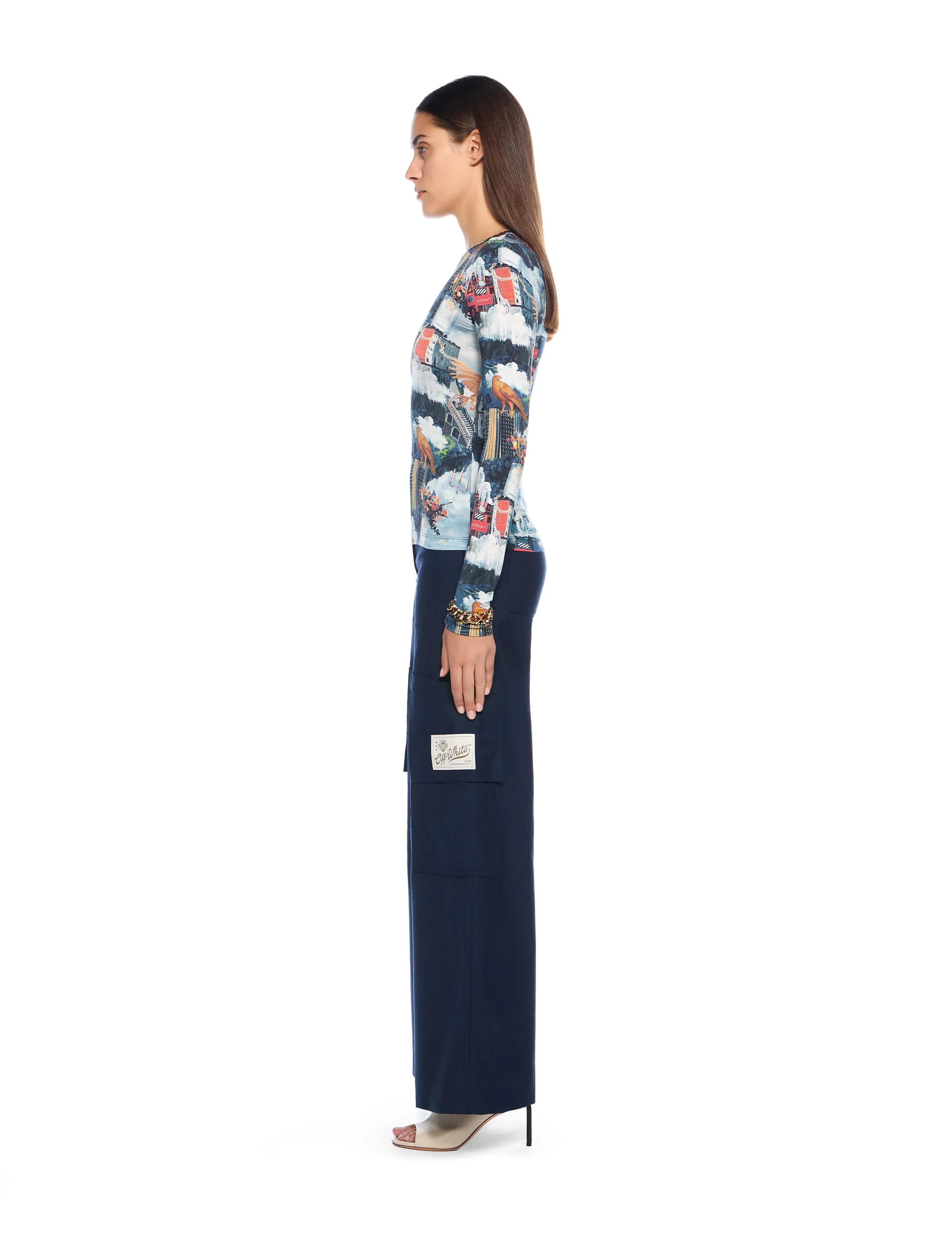 Off-White World Paint Second Skin Crew