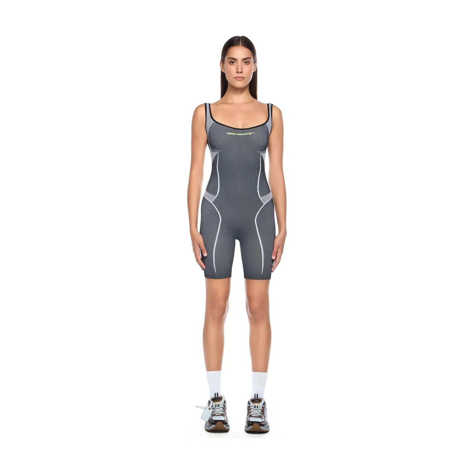 Off-White Race Logo Arrow Seamless Onesie