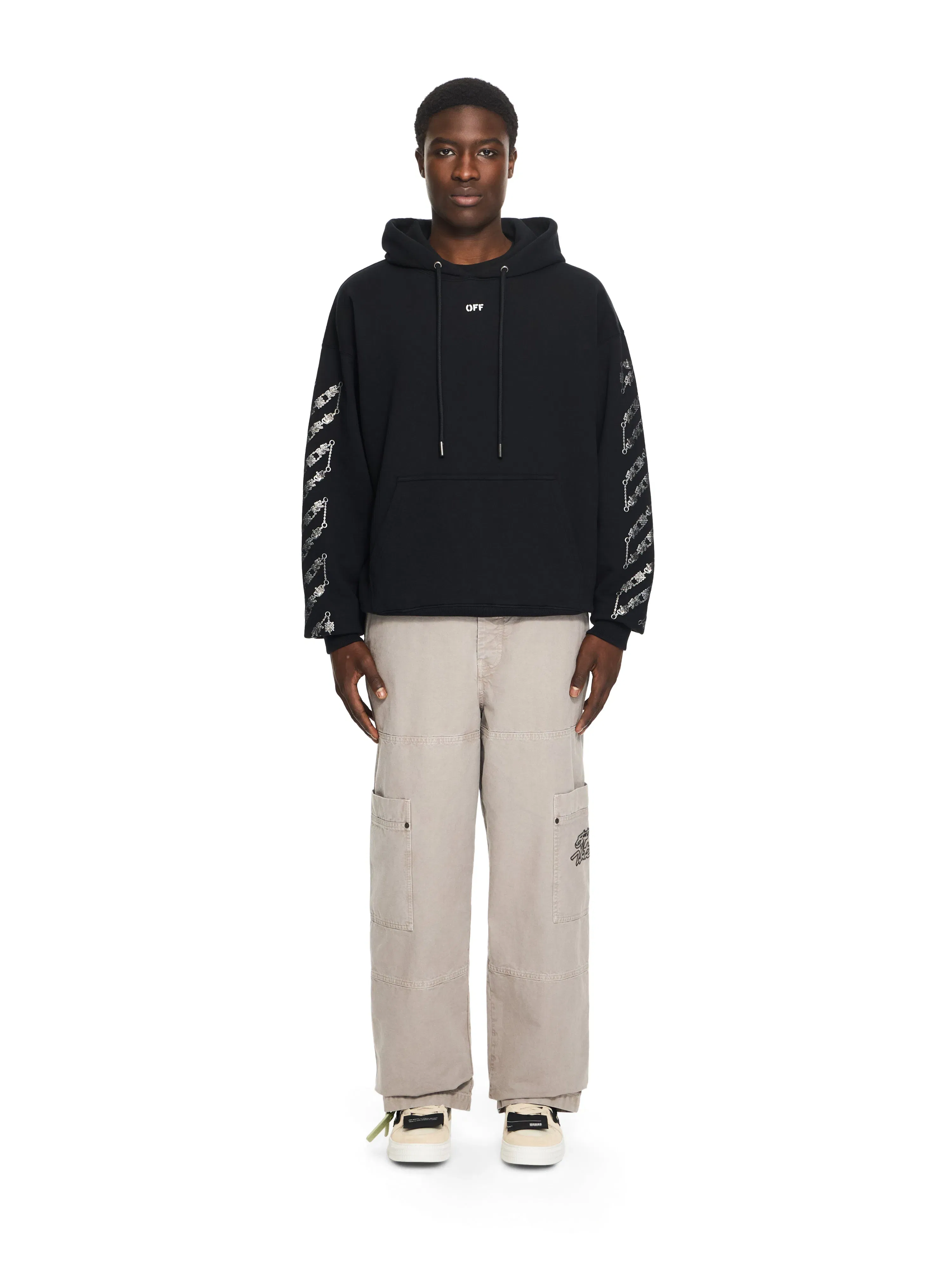 Off-White Chain Arrow Diagonal Skate Hoodie
