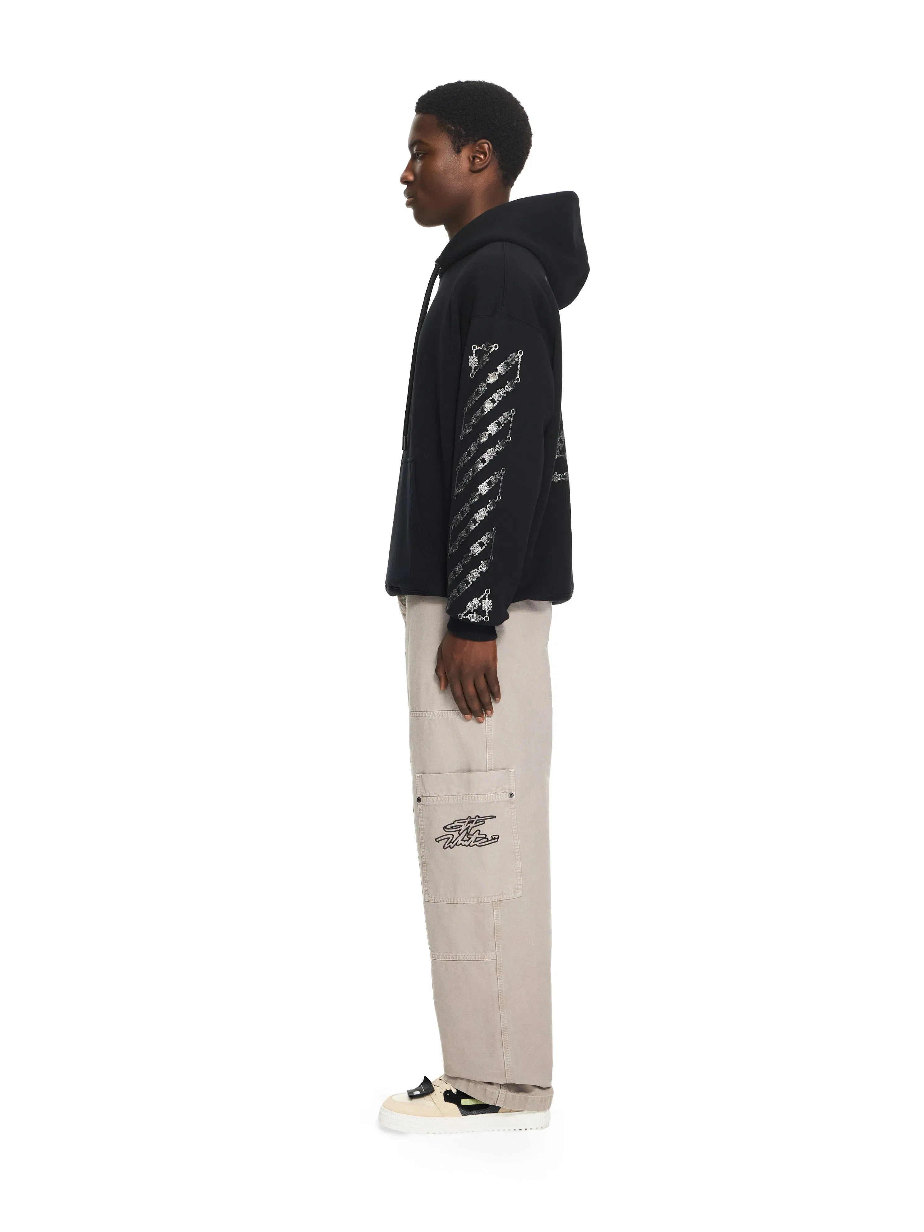 Off-White Chain Arrow Diagonal Skate Hoodie