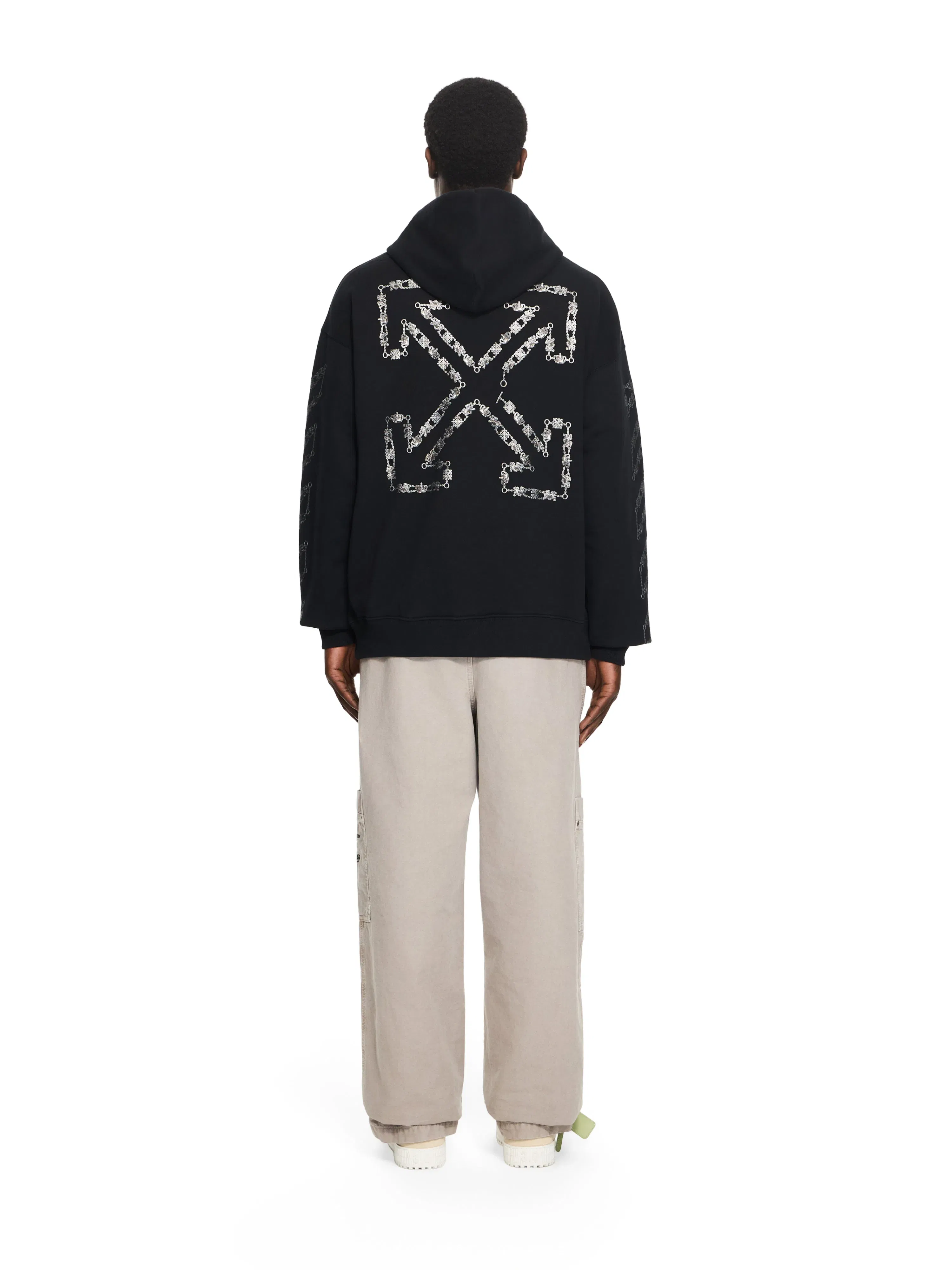 Off-White Chain Arrow Diagonal Skate Hoodie