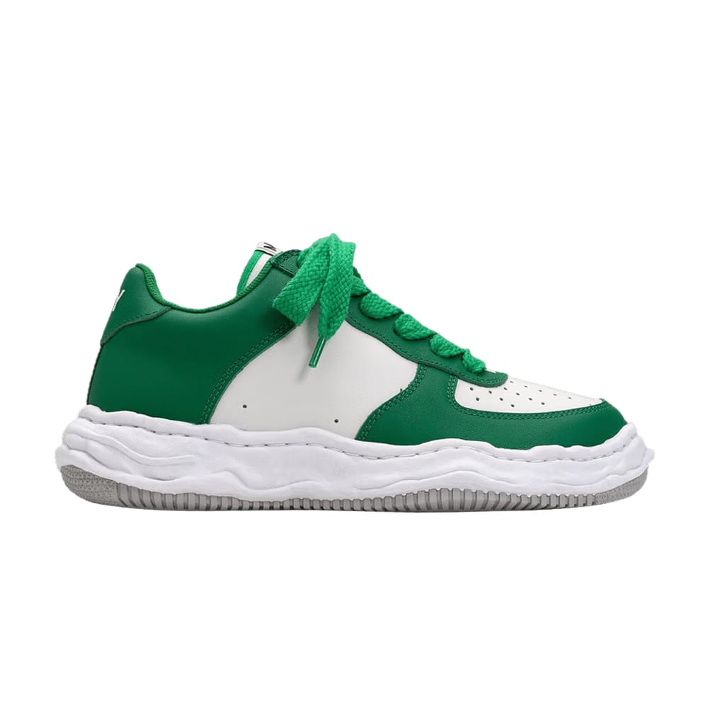 Maison Mihara Yasuhiro Wayne OG Sole Leather Low Green White