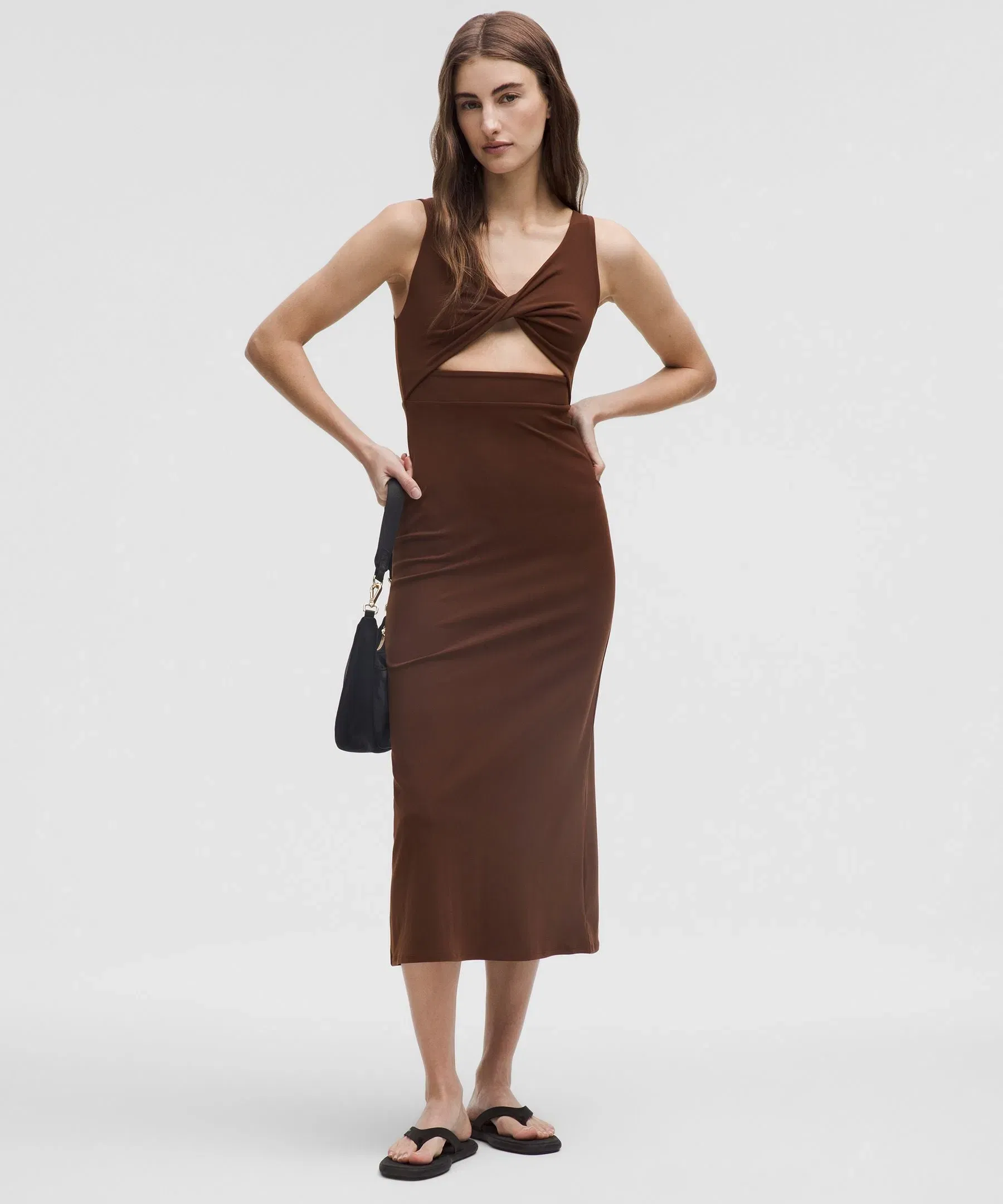 Lululemon Nulu Twist-Front Midi Dress