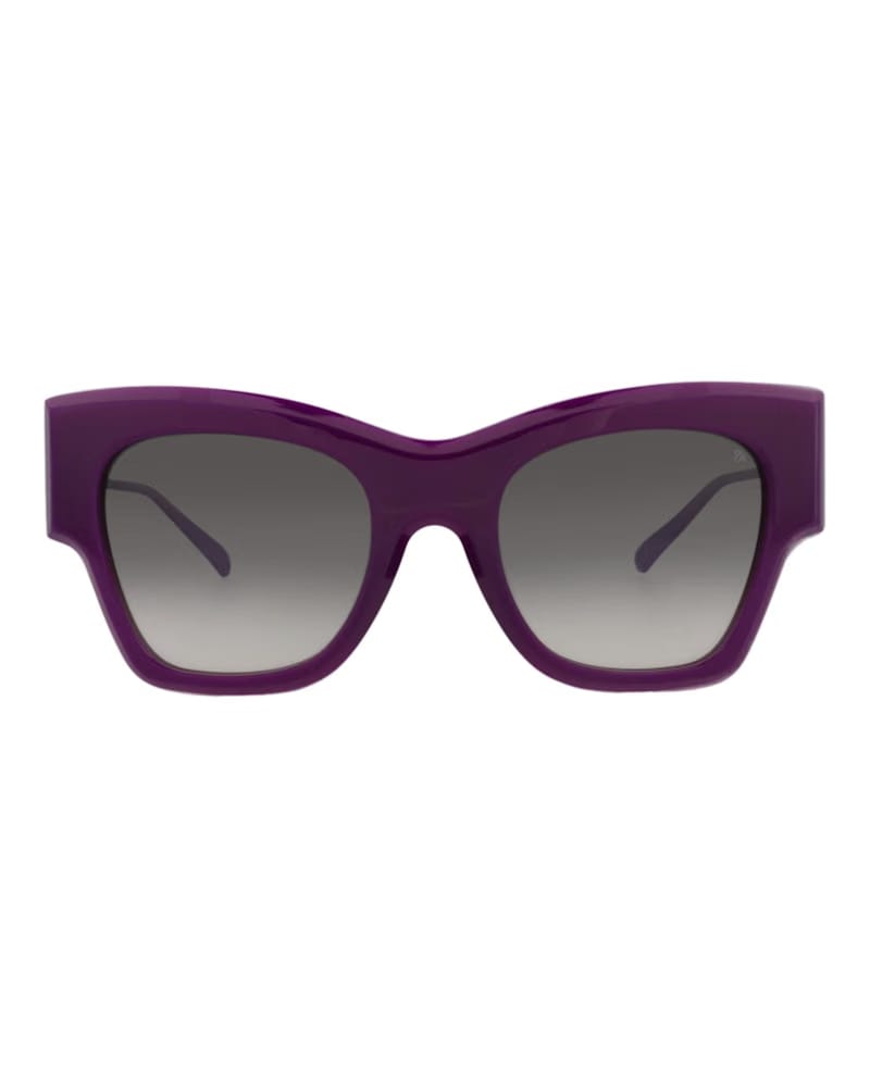 Philipp Plein Cat Eye-Frame Acetate Sunglasses Violet Violet Smoke (SPP120M-53-0875)