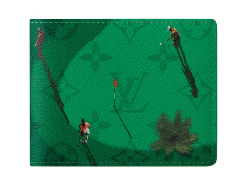 Louis Vuitton Golf Slender Wallet Green