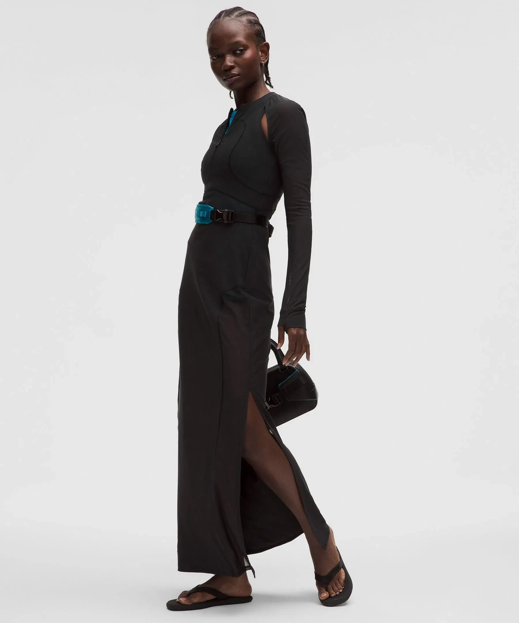 Lululemon Mesh Cutout Long-Sleeve Dress *SLNSH Collection