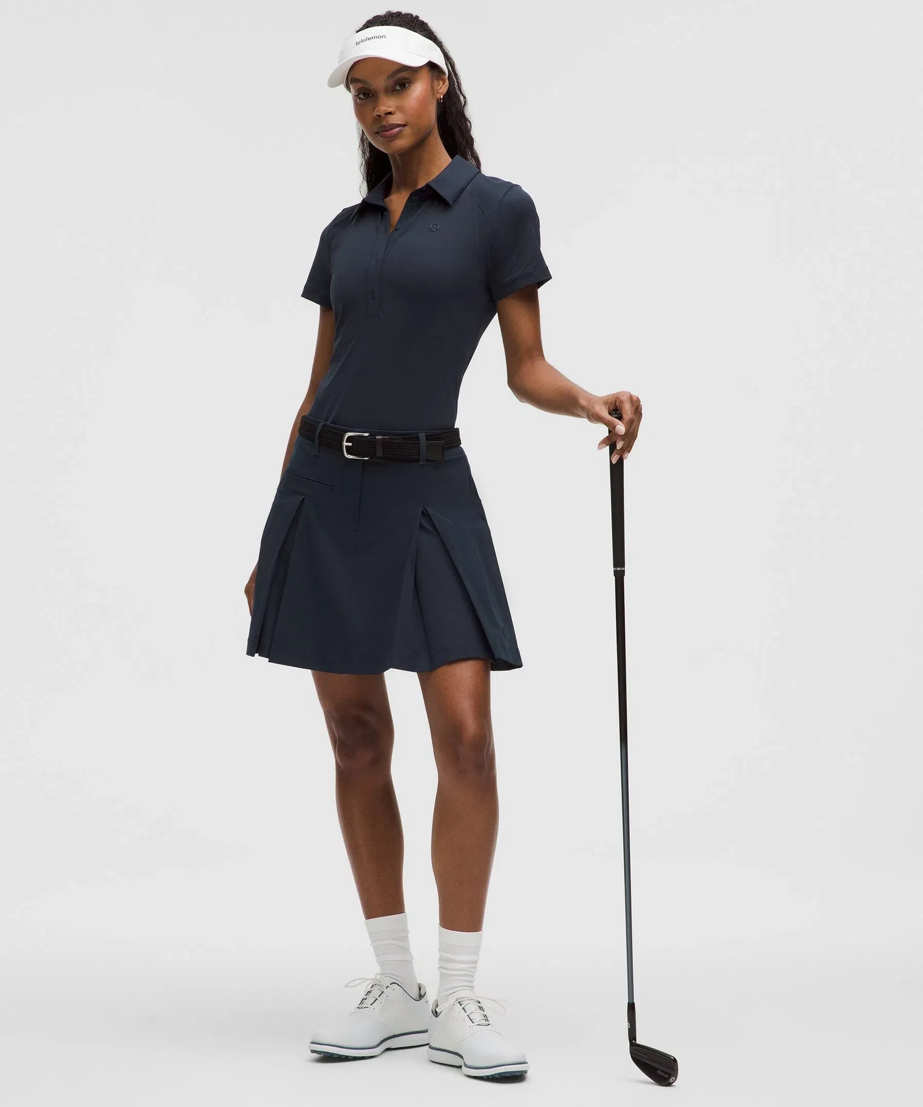 Lululemon Box-Pleat High-Rise Golf Skirt