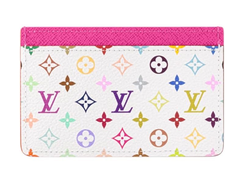 Louis Vuitton x Takashi Murakami Card Holder White Multicolored