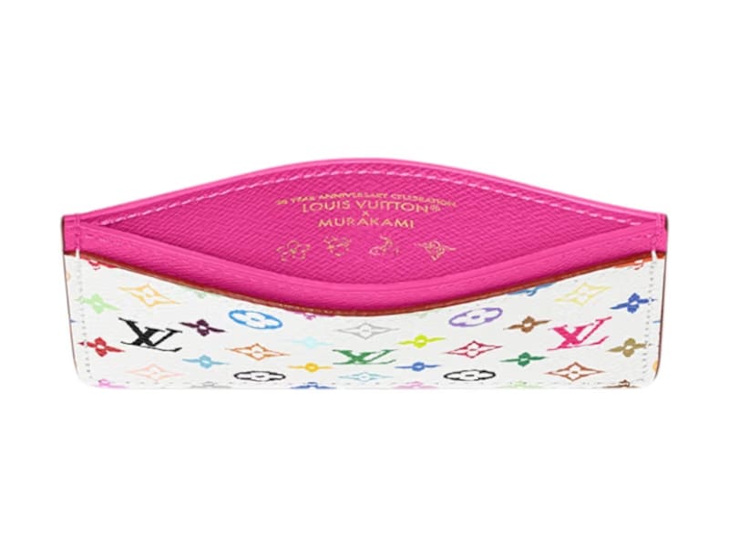 Louis Vuitton x Takashi Murakami Card Holder White Multicolored