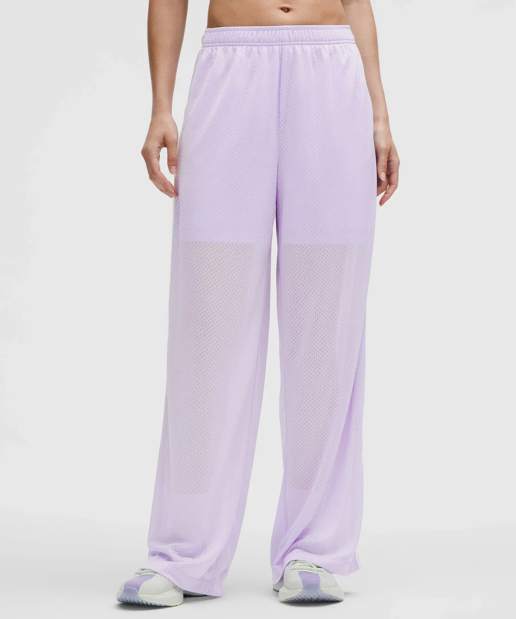 Lululemon Mesh High-Rise Wide-Leg Training Pant