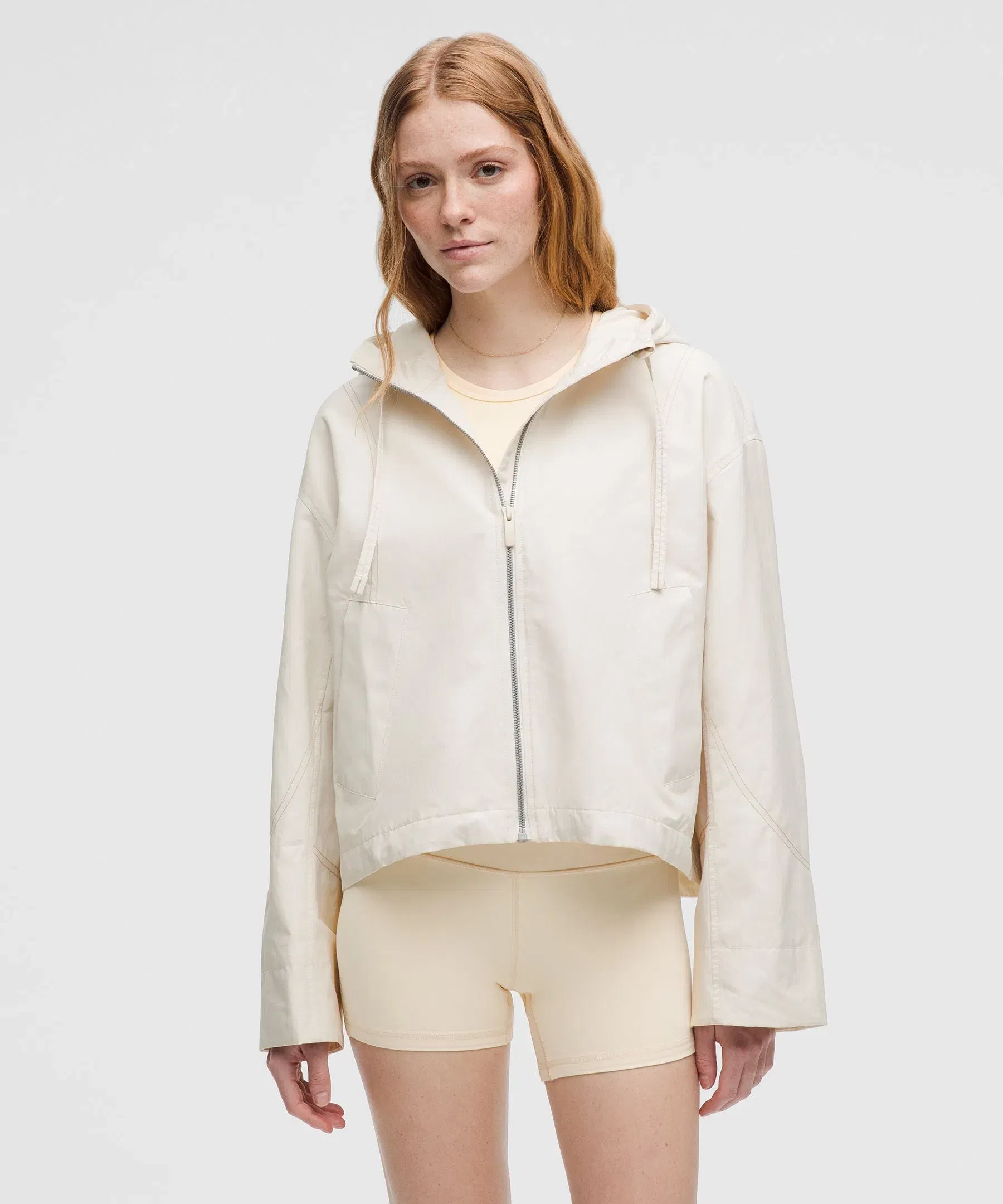 Lululemon Water-Resistant Cropped Hooded Jacket