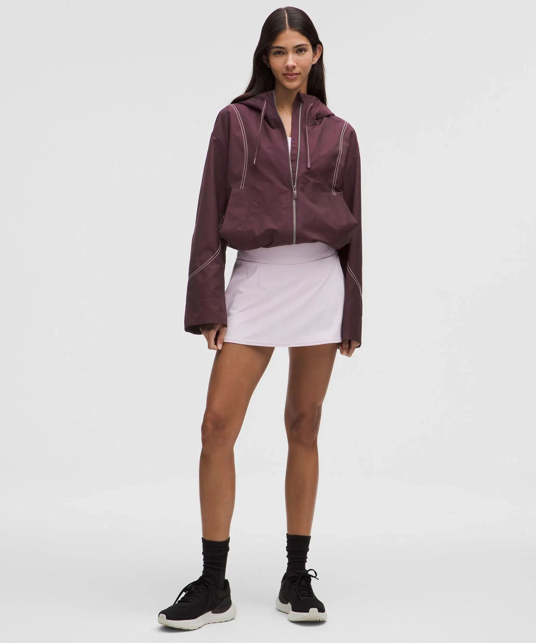 Lululemon Water-Resistant Cropped Hooded Jacket