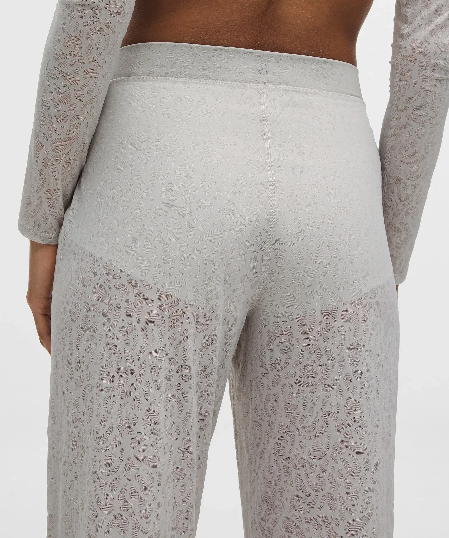 Lululemon Paisley Lace Jacquard High-Rise Flared Pant