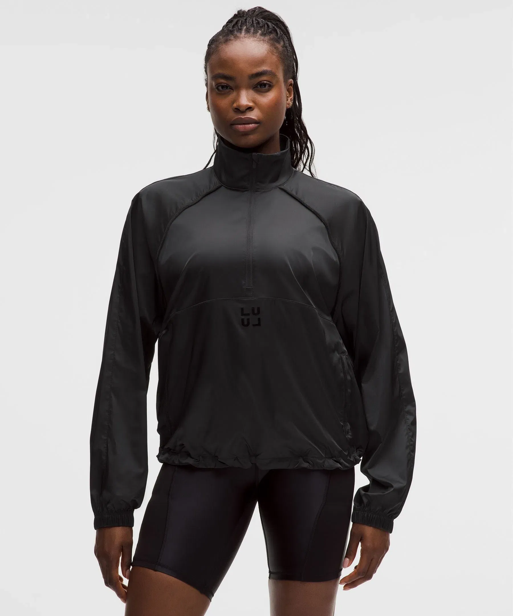 Lululemon Stretch-Satin Flocked Training Jacket