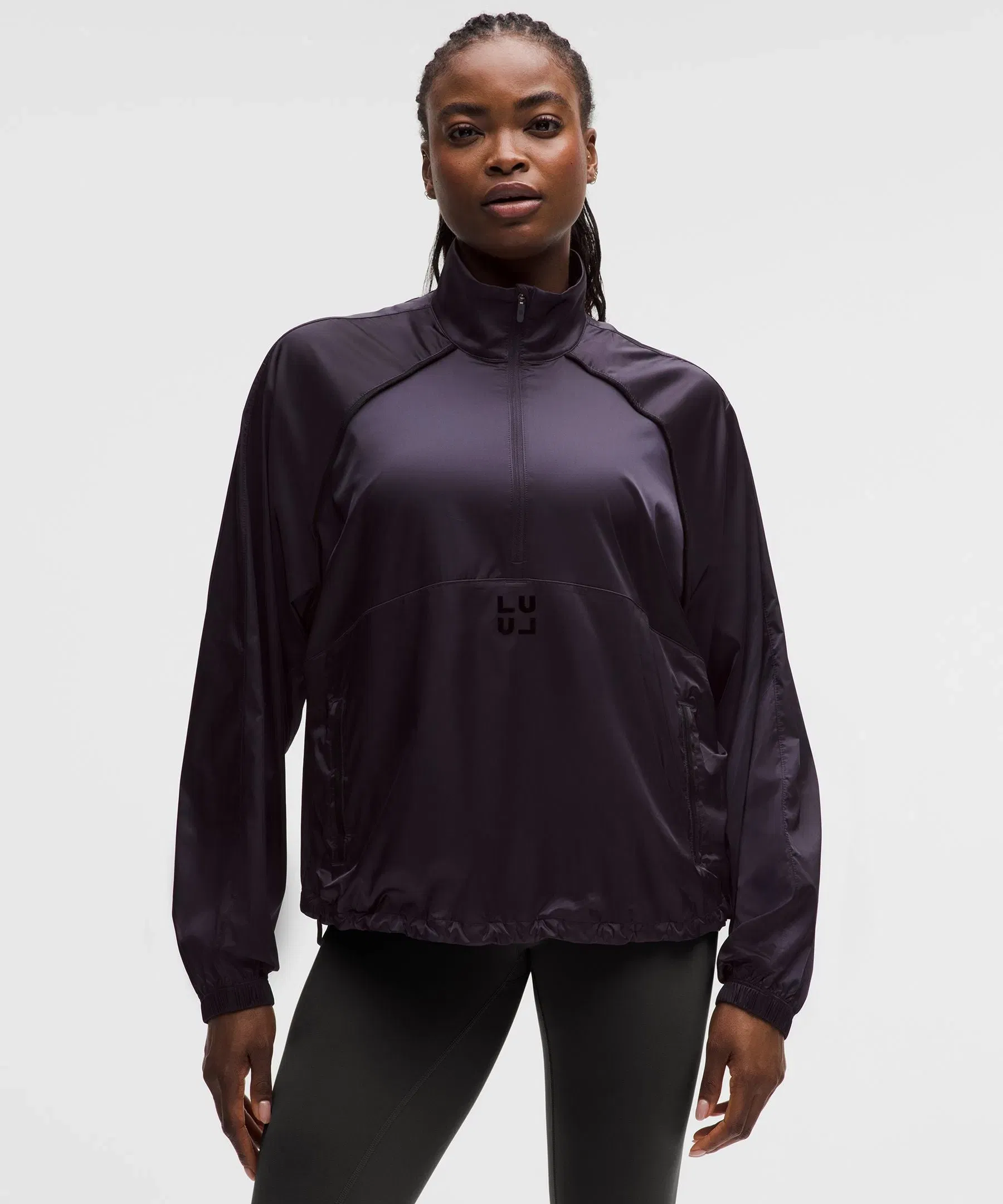 Lululemon Stretch-Satin Flocked Training Jacket