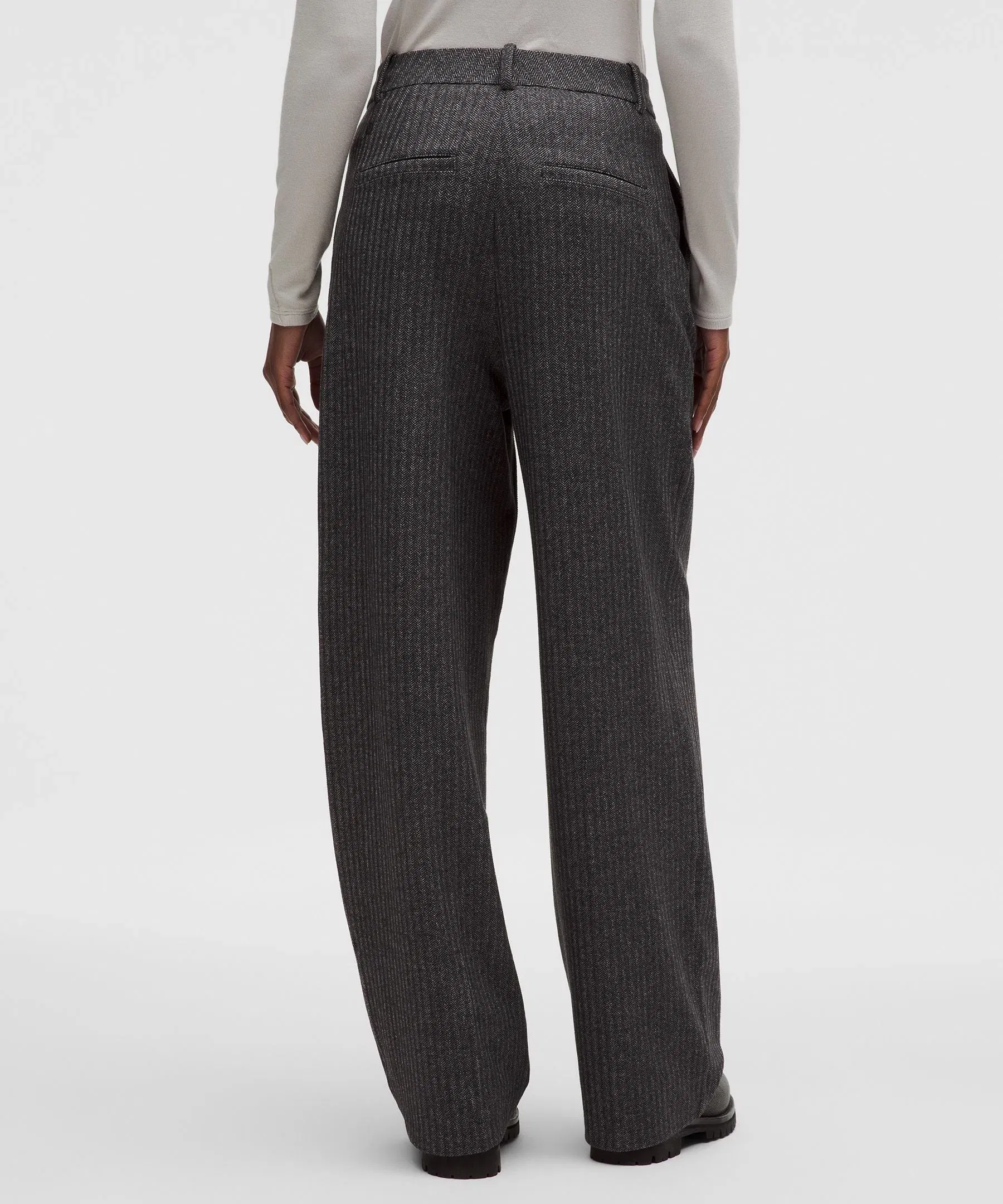 Lululemon Women's Daydrift High-Rise Wide-Leg Trouser Regular *Herringbone