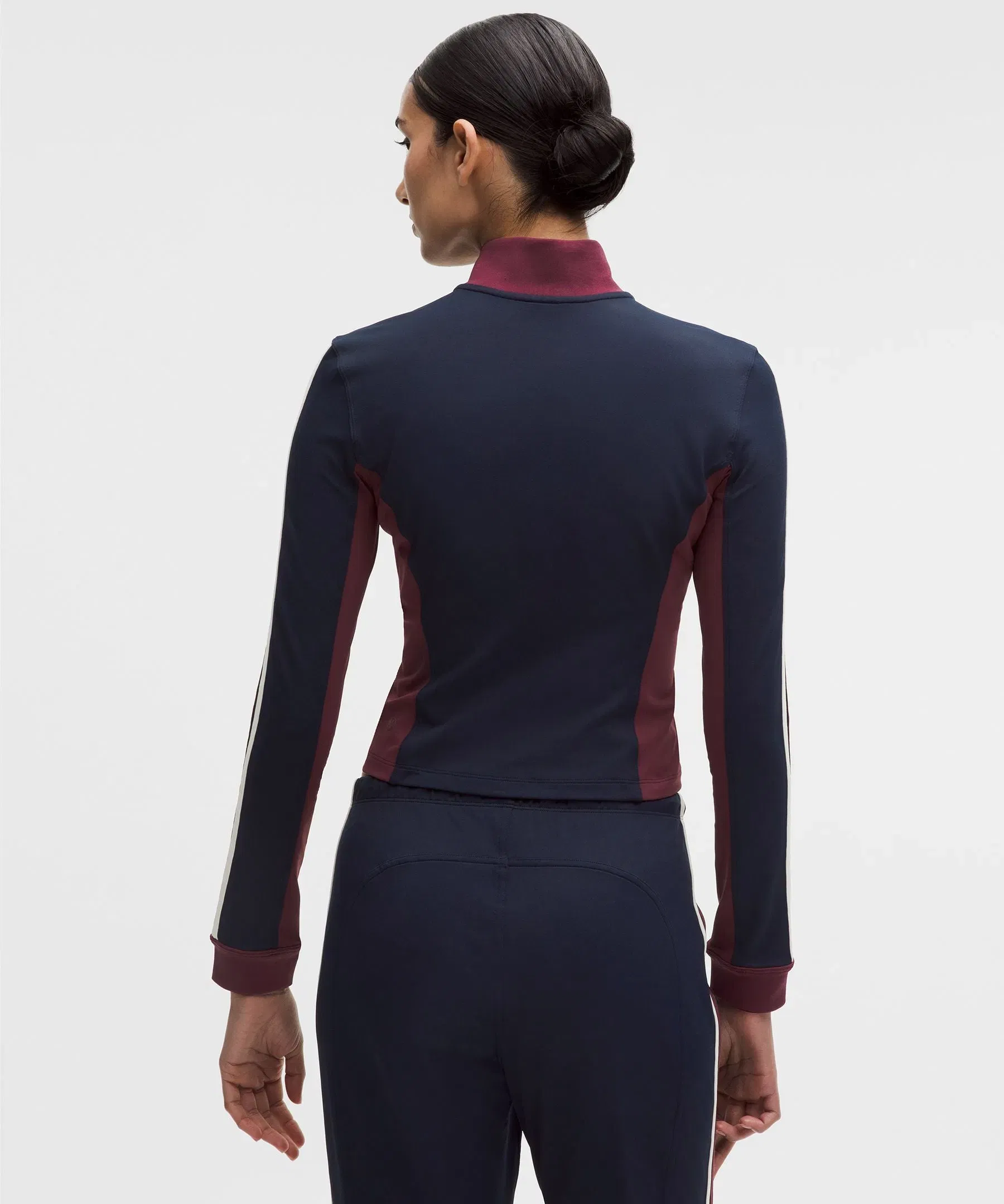 Lululemon Striped Slim-Fit Track Jacket